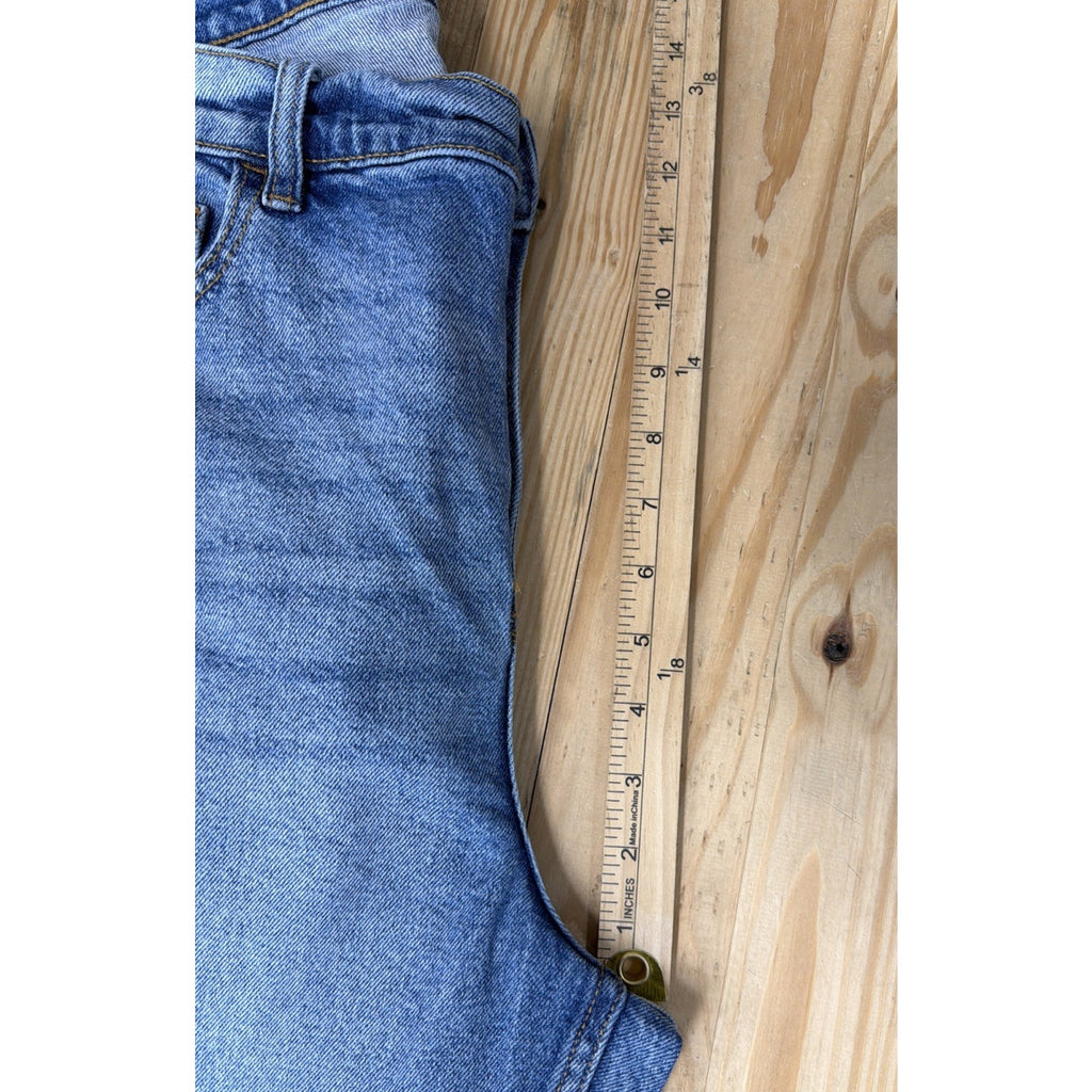 Ms. Cello High Rise Mom Jeans Med Wash 5 Pocket Size 1X 34x29