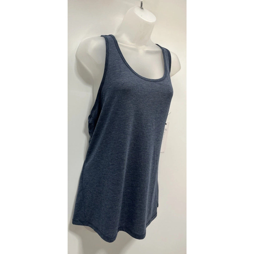 RBX Live Life Active Tank Top Blue NEW Wicking Womens XL Logo Sleeveless