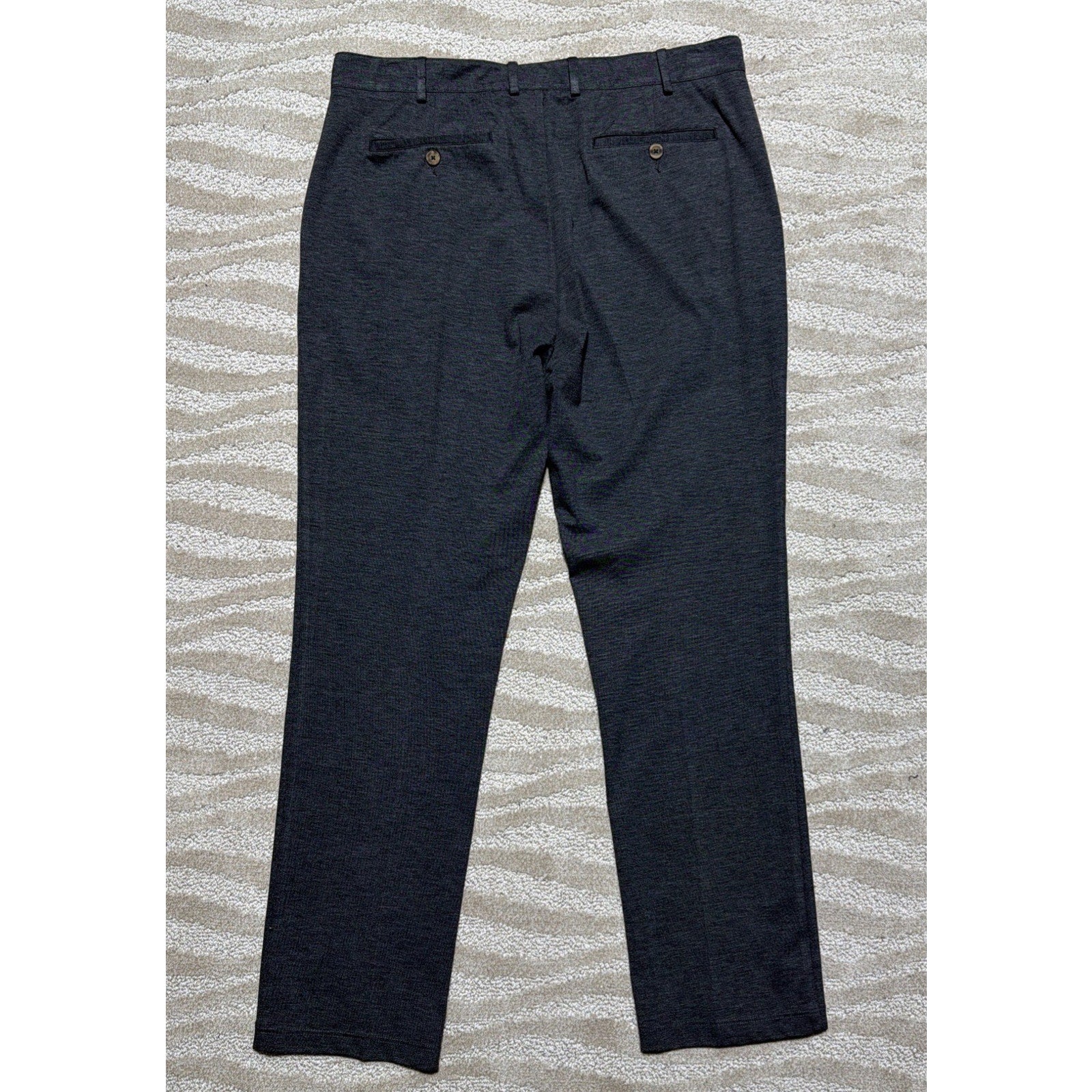 Hart Schaffner Marx Dress Pants Mens 38x32 Stretch Viscose Nylon Blend