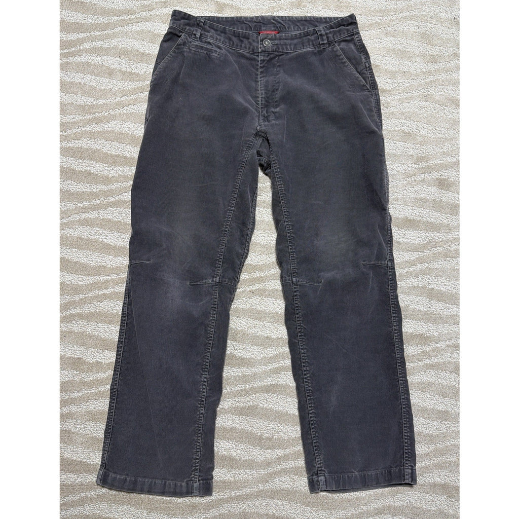 The North Face Double Knee Utility Corduroy Pants Mens 34x31 Gray