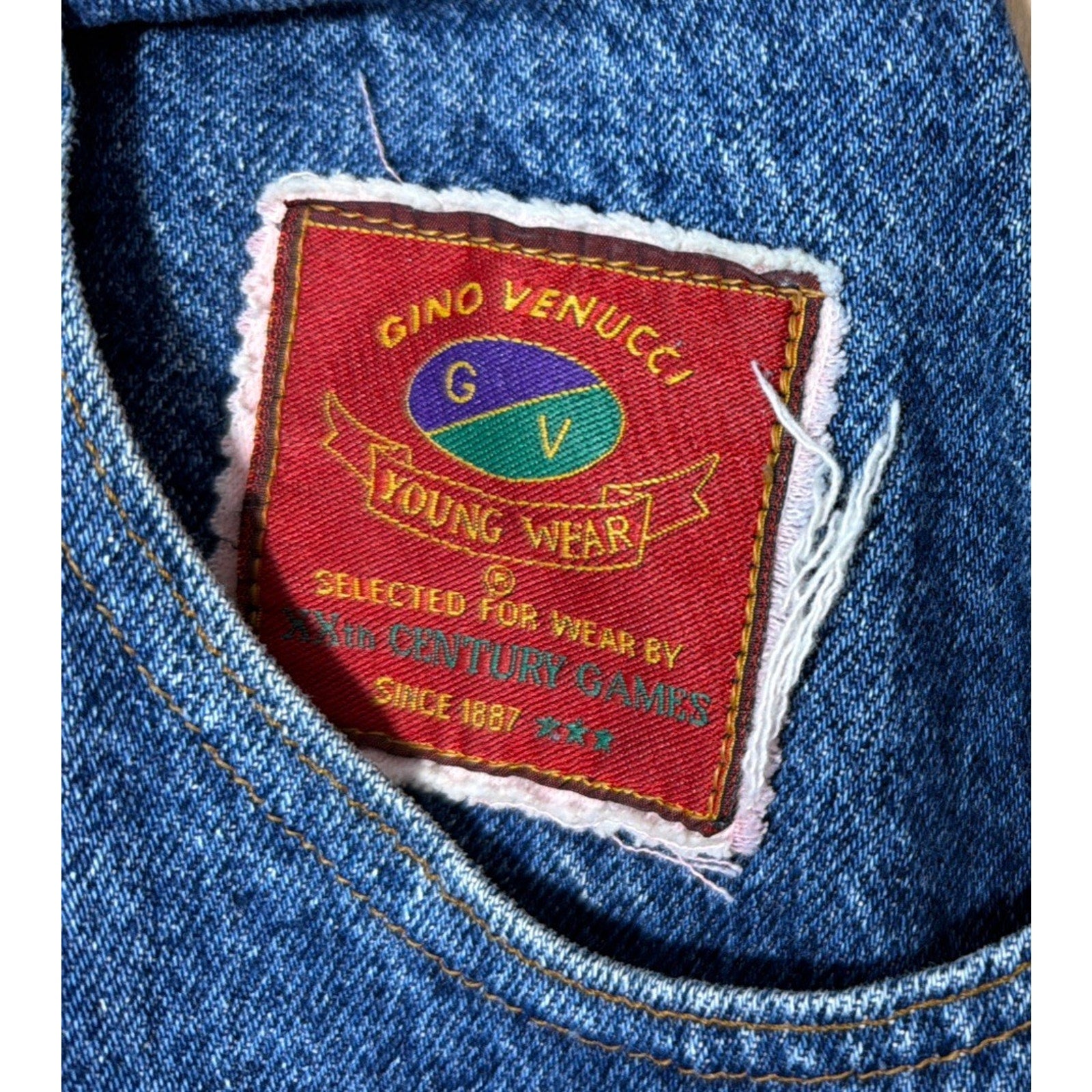 Vintage Gino Venucci Patchwork Bandanna Distressed Jeans Size 31 Rare!!