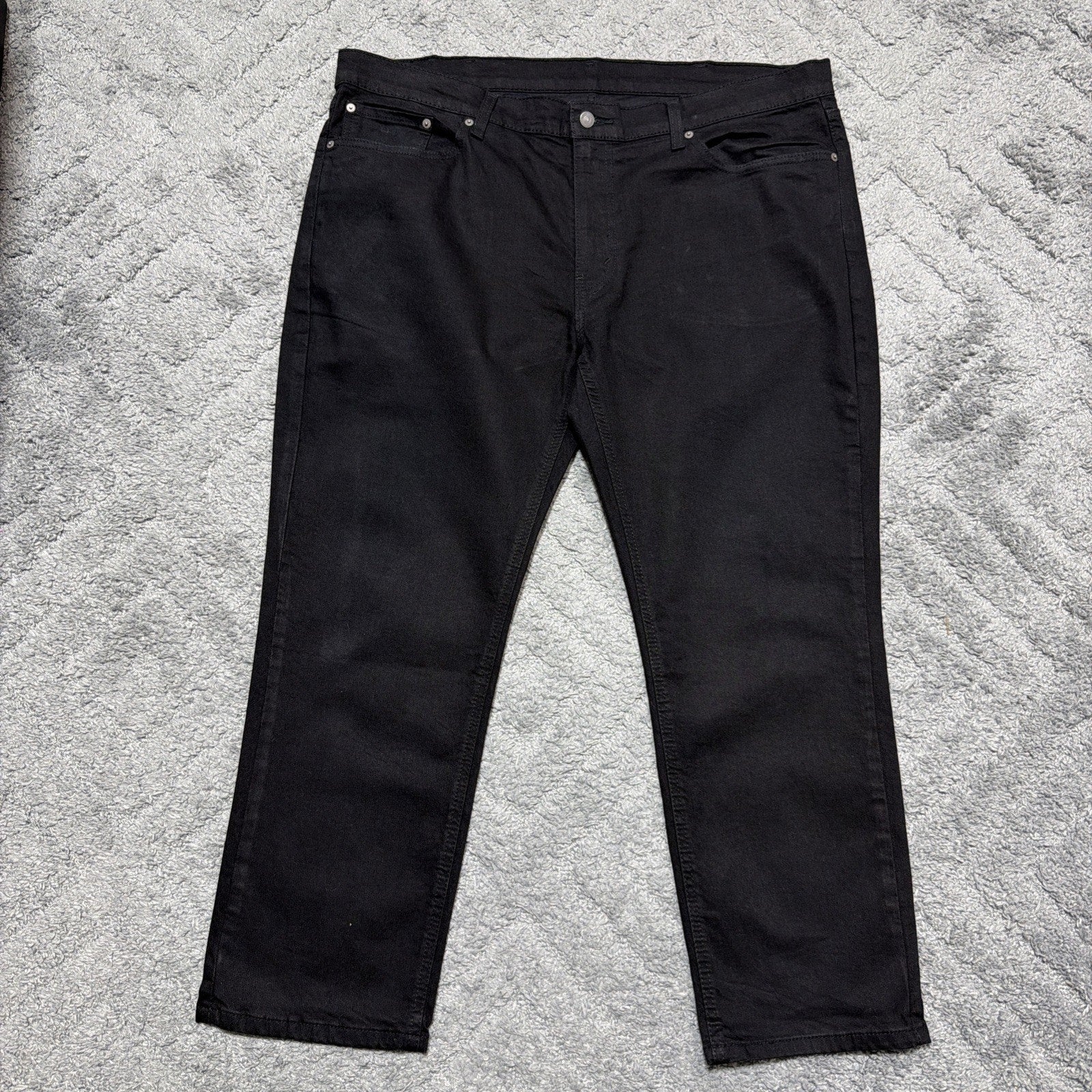 Levi’s 541 Athletic Taper Jeans Mens 44x30 Black Stretch Denim Big & Tall