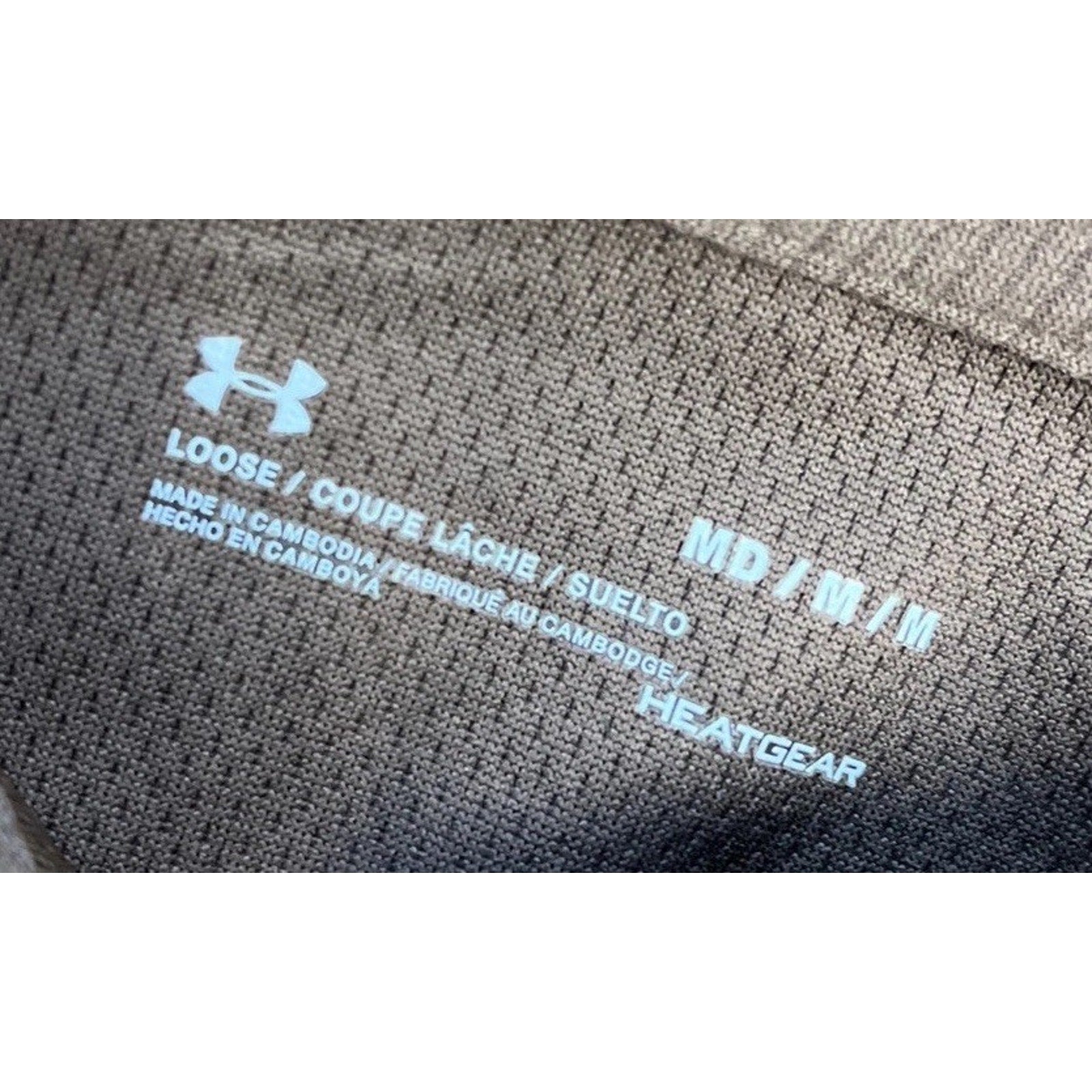 Under Armour Women’s Brown & White Rival Polo Medium