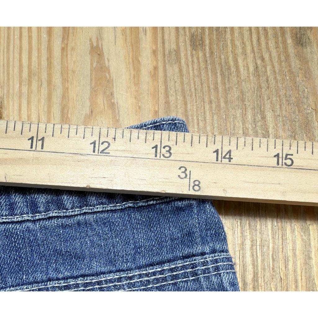 Carhartt Denim Short W27 Cotton Blue Strand Washed Stretch Denim