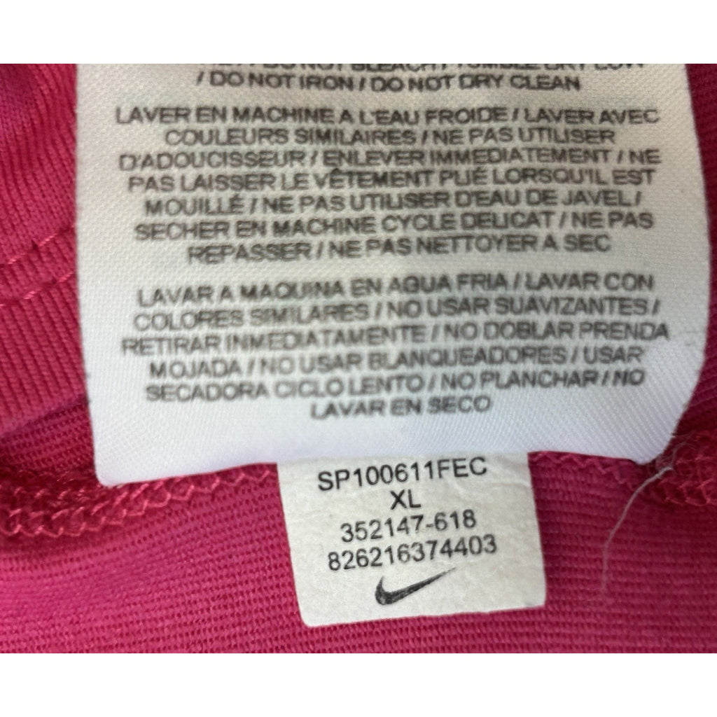 Nike Dri-Fit Running Shirt Size XL (16-18)Color: Flamingo pink With Compression.