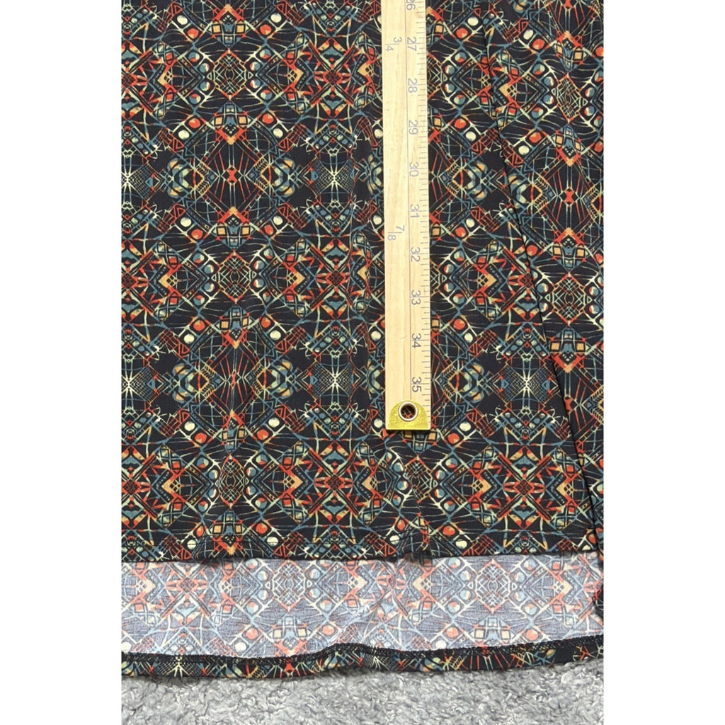 LuLaRoe Size Large Maxi Skirt Aztec Print Stretch Knit Long Women’s L New