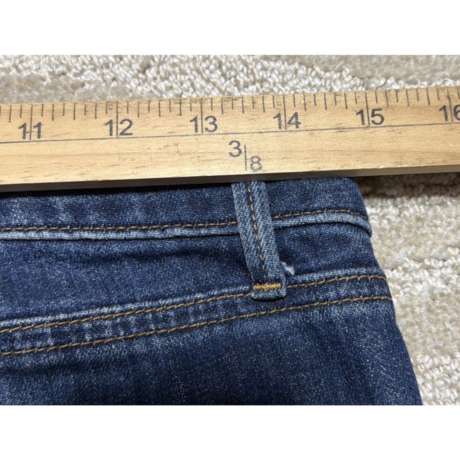 Talbots Jeans Womens 4 P Blue Barely Boot Five-Pocket Bootcut Stretch 29x28