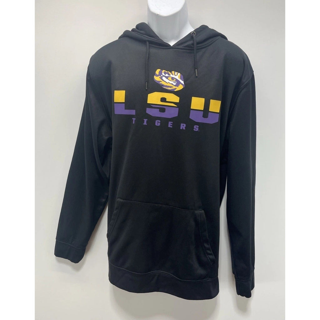 LSU Tigers Colosseum Eye Of The Tiger Logo Pullover Black XXL Excellent