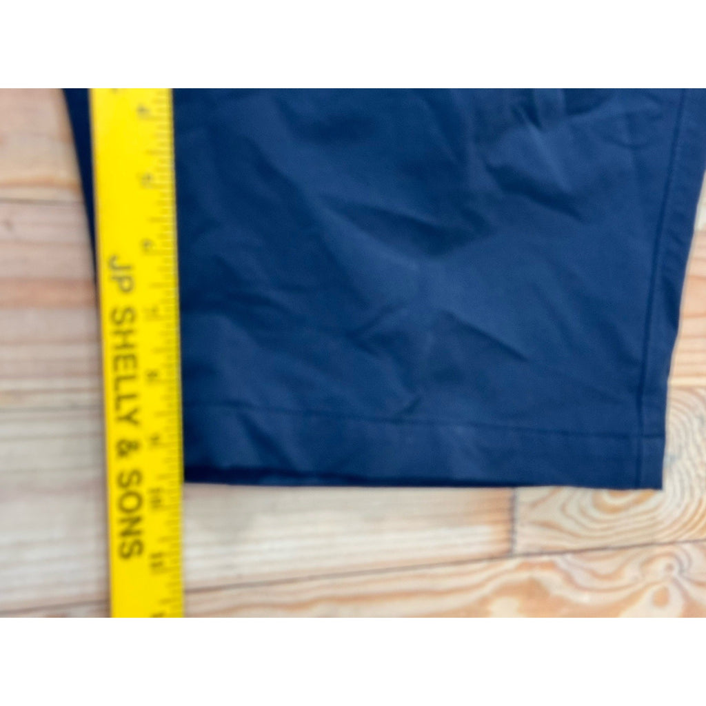 Under Armour Flat-Front Showdown Tapered Golf Shorts Size 32 Navy Blue