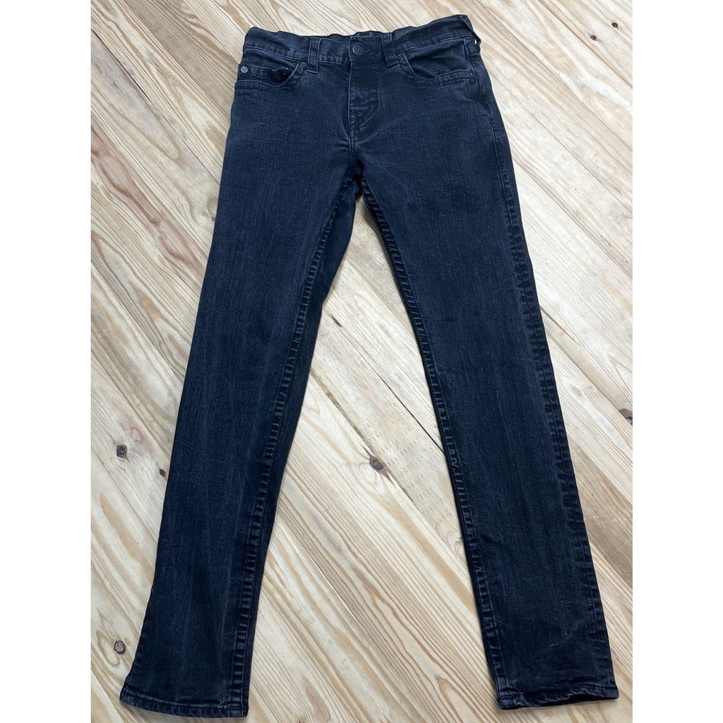 True Religion Relaxed Slim Jeans Stretch Geno Mens Size 31x32 Black Charcoal