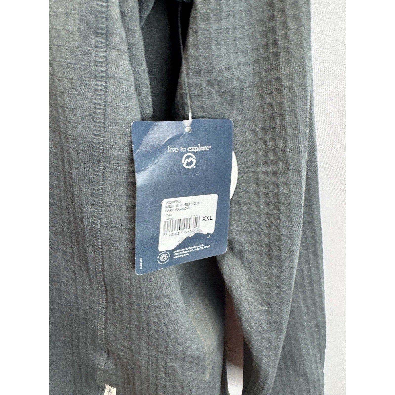 Magellan 1/4 Zip Pullover Women's Size 2XL Classic Fit Gray Outdoor Athletic NWT