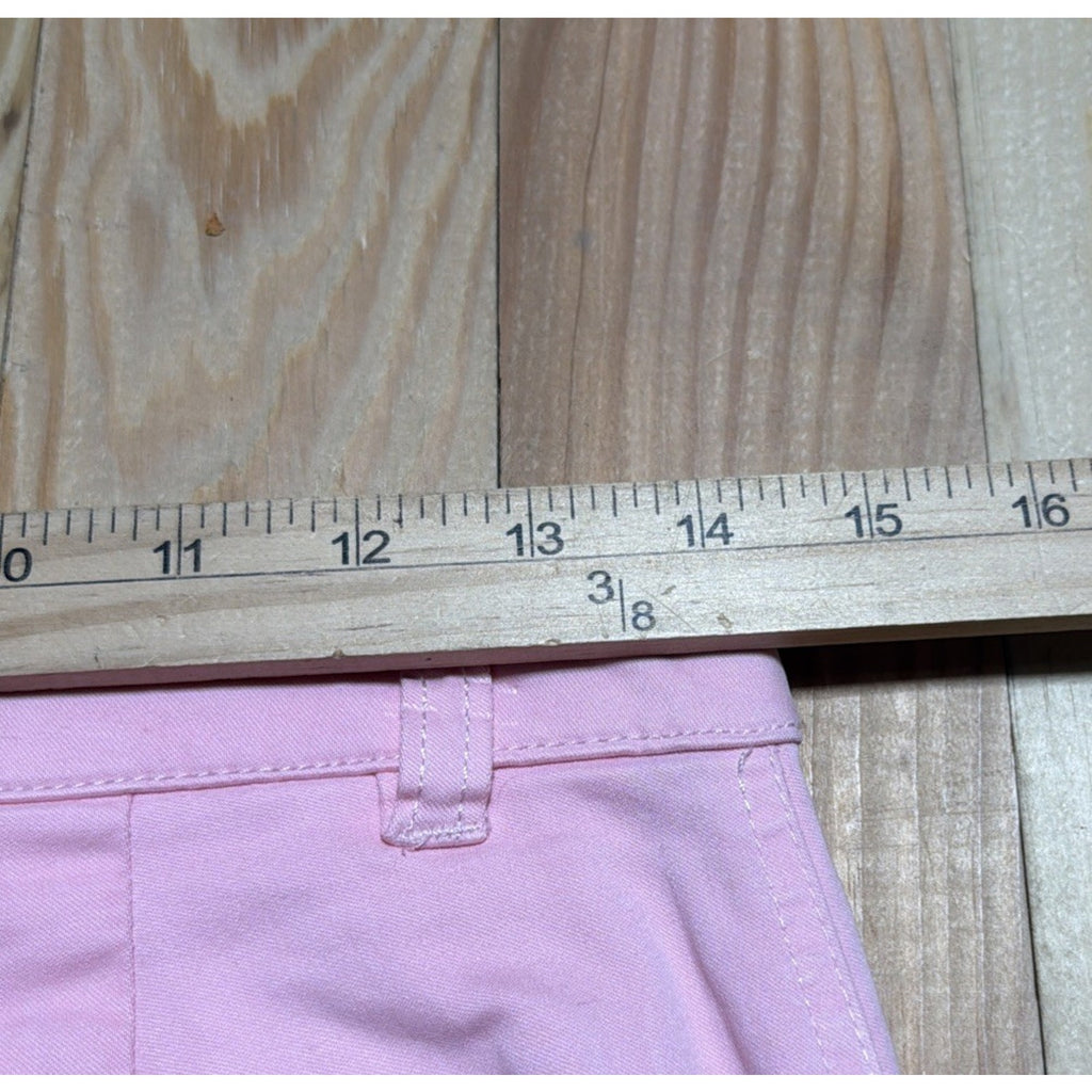 Joules Women Hesford Slim Chinos- Pink Size 6 Mid Rise Stretch
