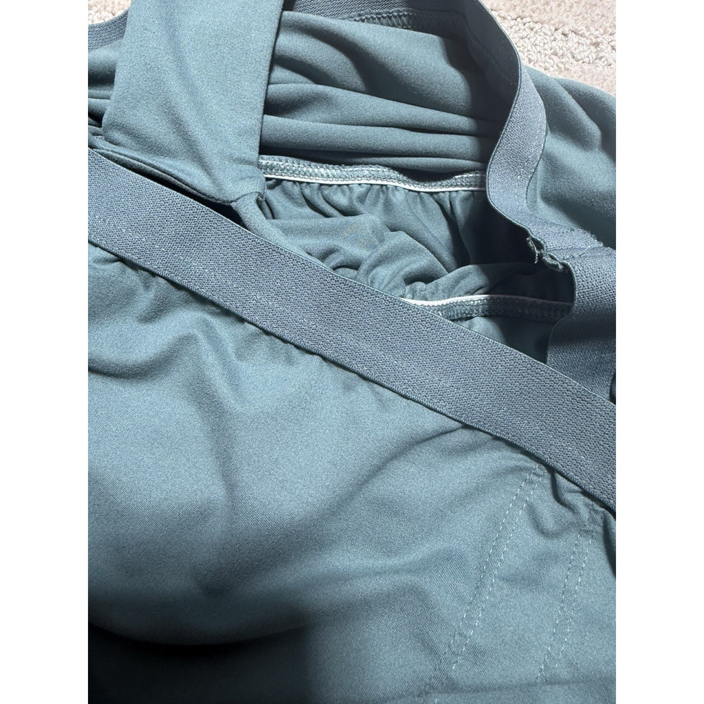 Rae Mode Dress Womens 1X Mint Green Racerback Swing A-Line Stretch Casual