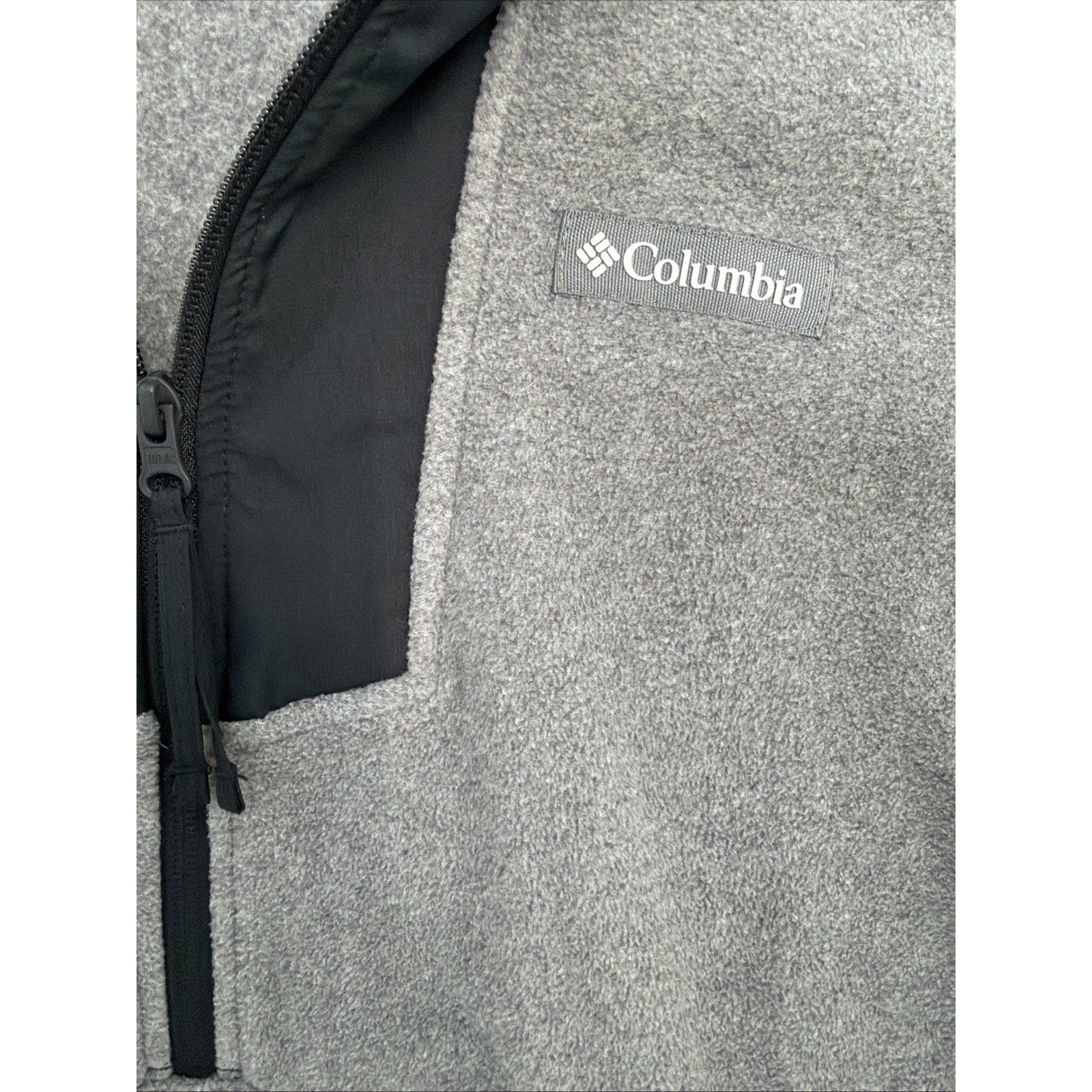 Columbia - Men's Sweatshirt Sequoia Grove Half Zip Fleece Gray Men’s XL EUC