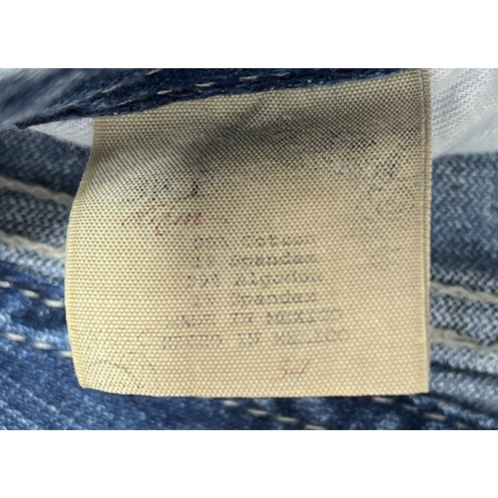 BKE Buckle Lily Denim Capri Jeans Womens Size 35x23 Stretch Blue Denim