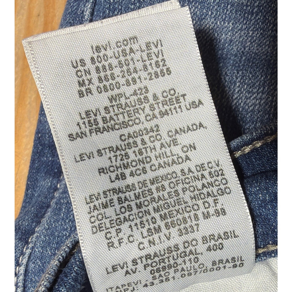 Women's 2010 Levi's Genuinely Crafted Jeans Low Rise Skinny Size 13 32x31