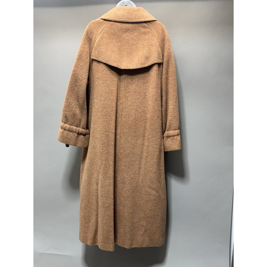 Vintage Kahn’s Boulder CO Wool Coat Womens Long Brown Oversized Boho Coat M/L