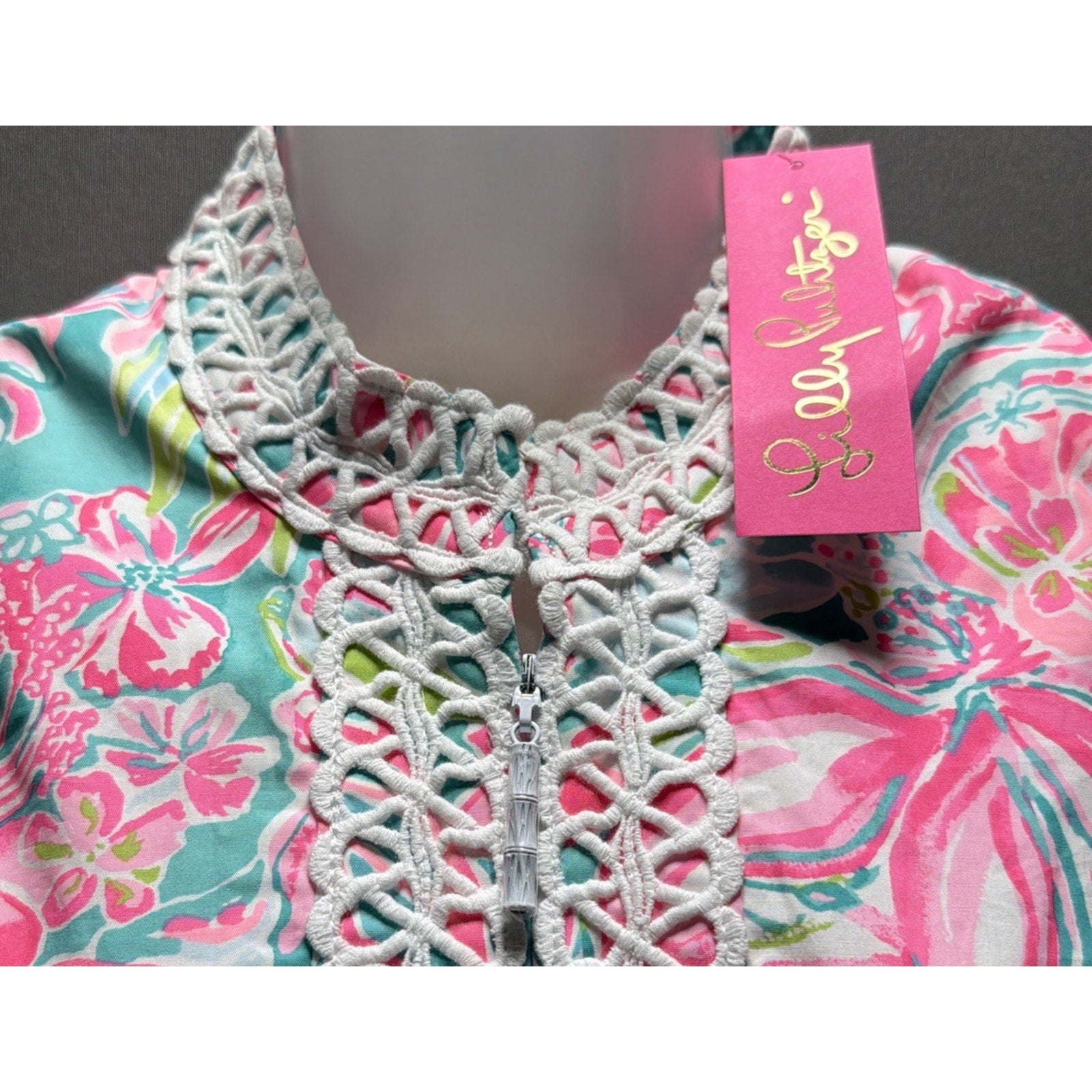 NWT Lilly Pulitzer Franci Dress Size 4 Hot On The Scene Floral Mini Pockets