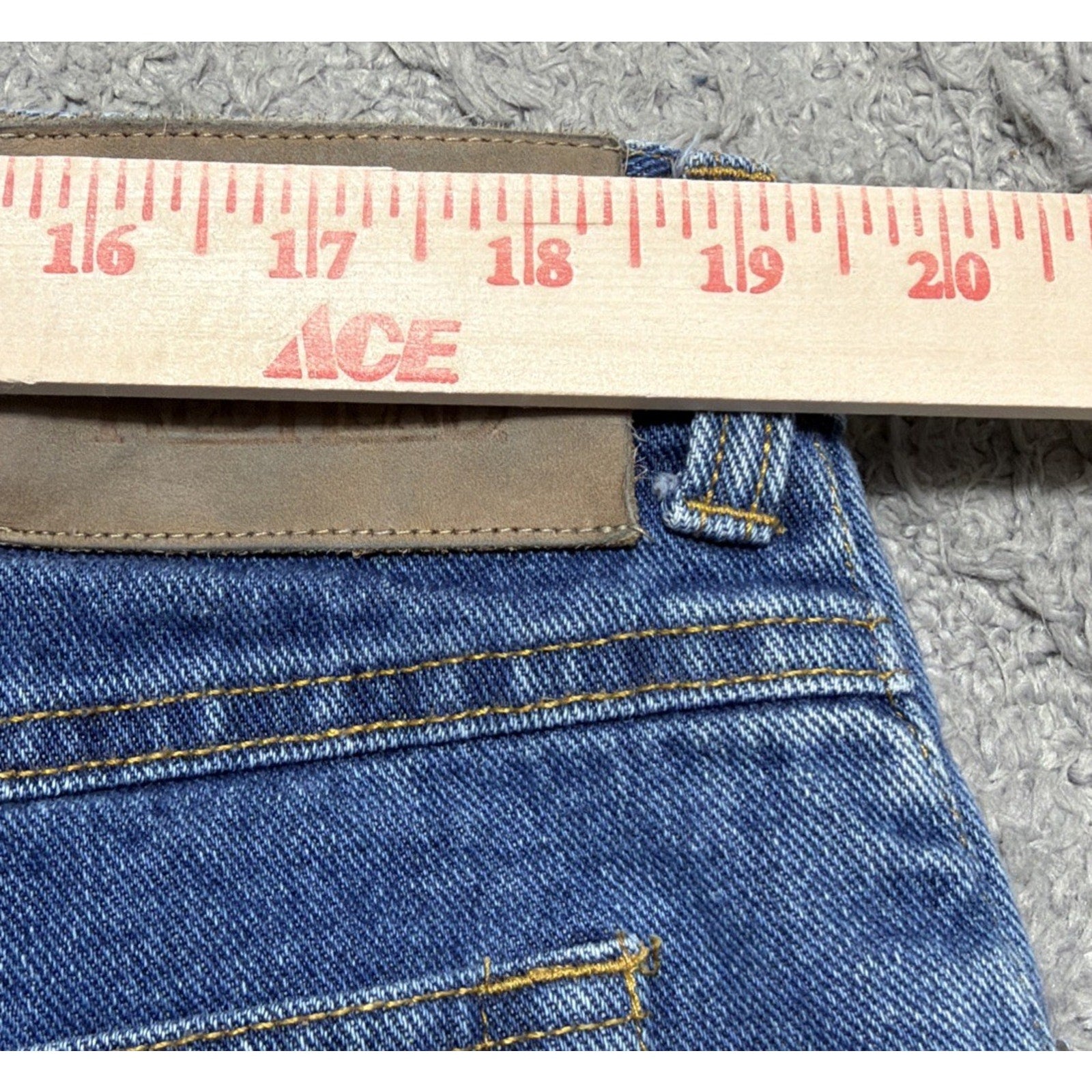 RedHead Jeans Mens 40x32 Flannel Lined Tapered Mid Rise Med Stonewash