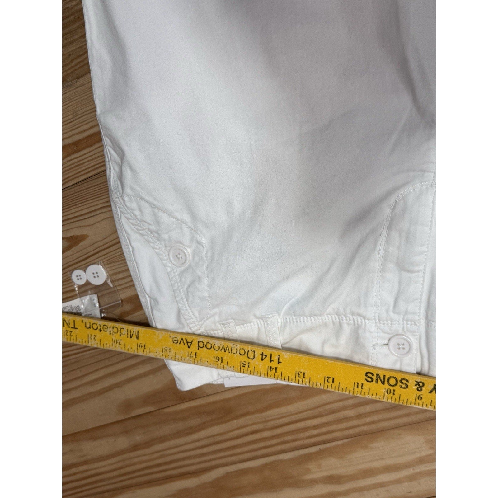 Fashion Bug Weekend Casual White Pants Women’s Size 16 Average NWT