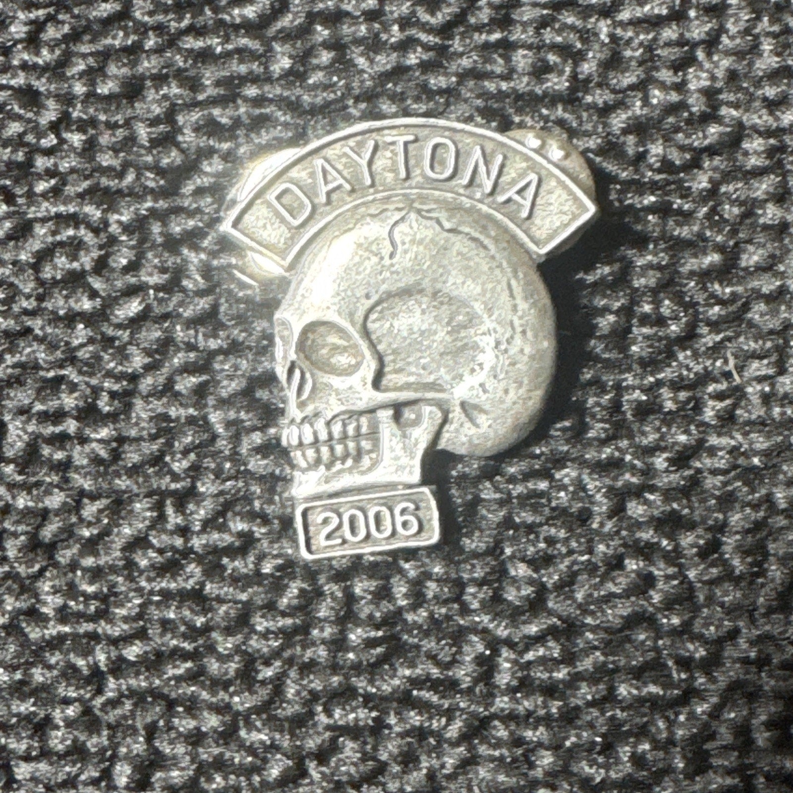 Daytona Bike Week 2006 Skull Lapel Vest Pin SJ Licensed Collectible