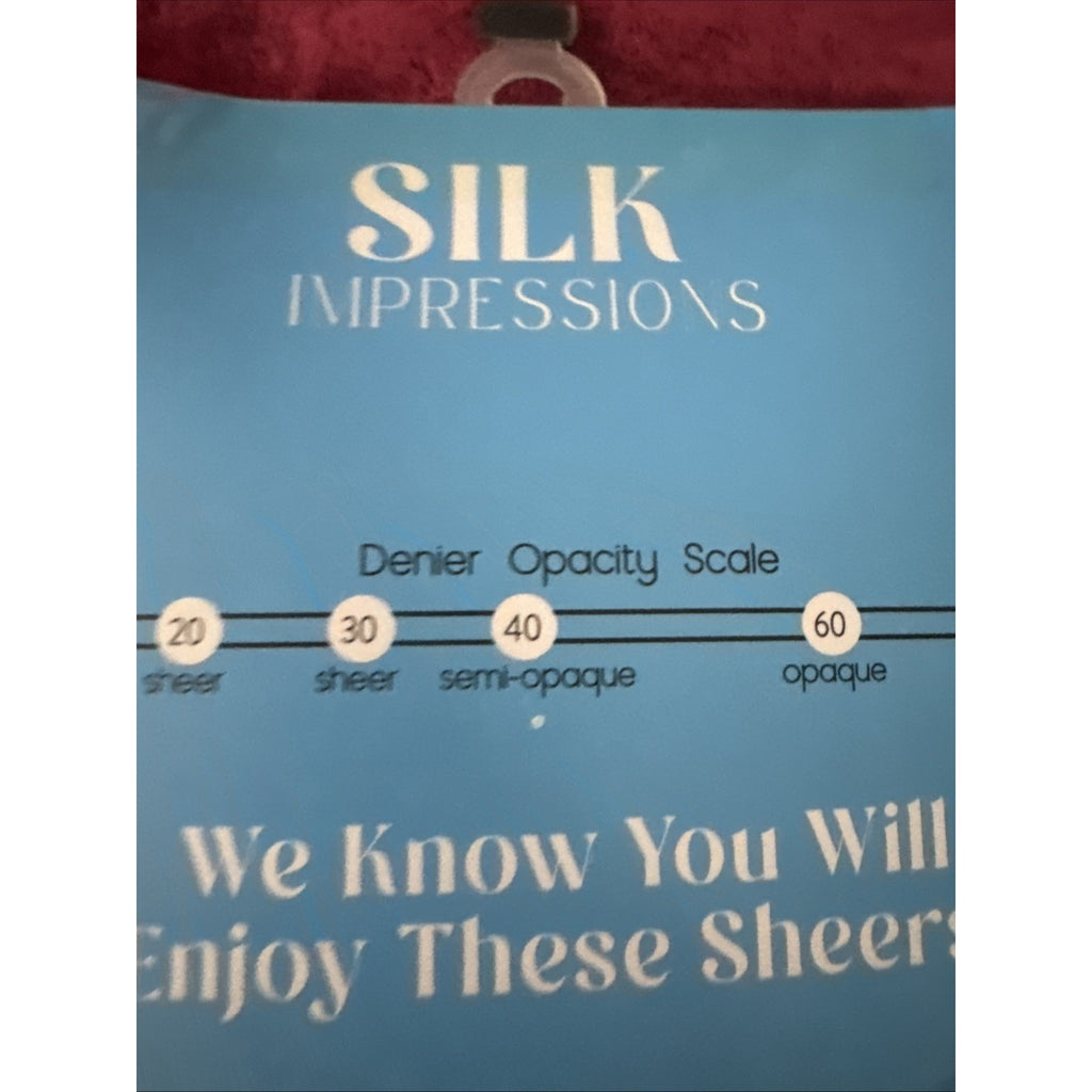 Silk Impressions All Day Knee Highs Stockings 10 Pair One Size Sheer Black NEW