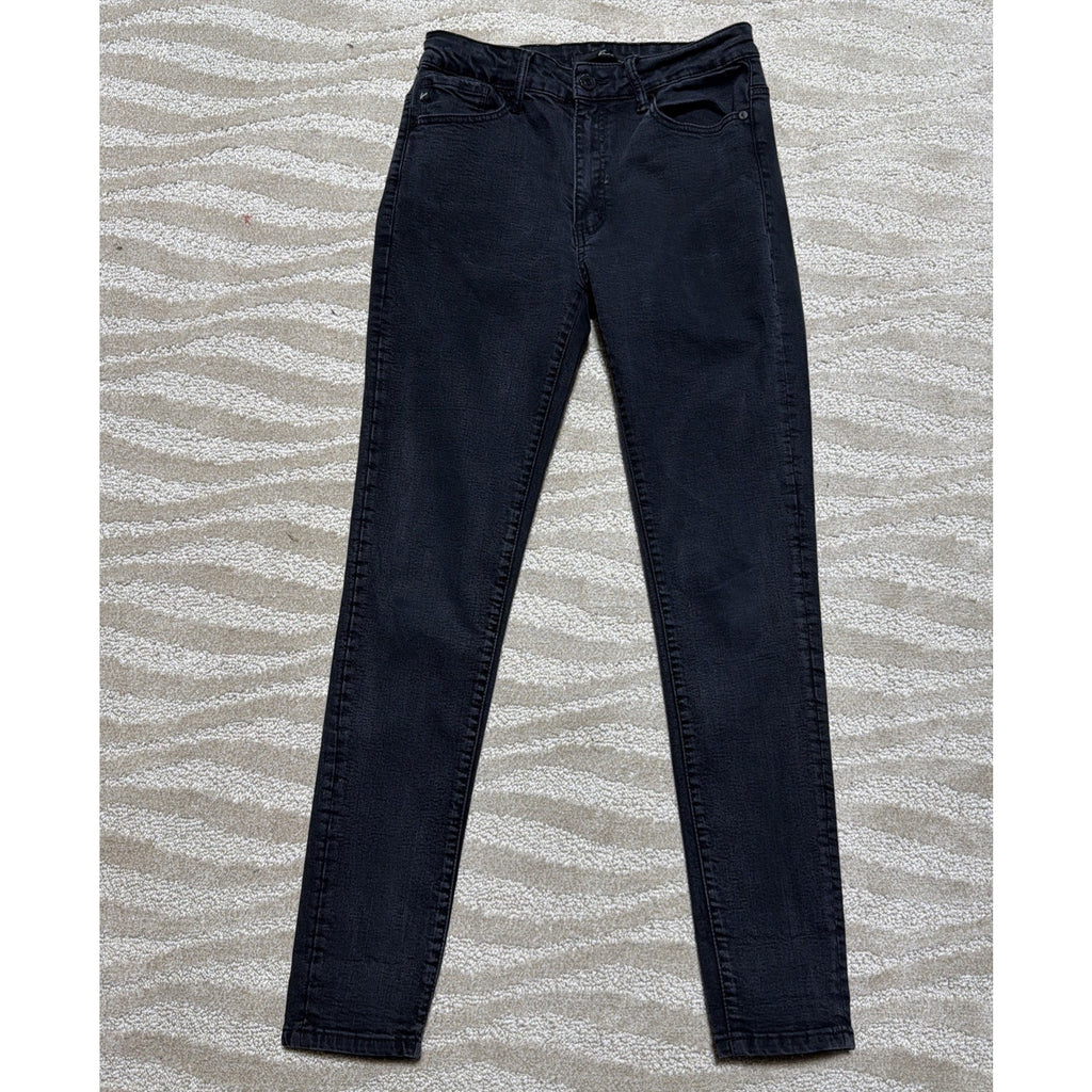 Kancan Mid-Rise Skinny Black Denim Stretch Jeans Size 9/28
