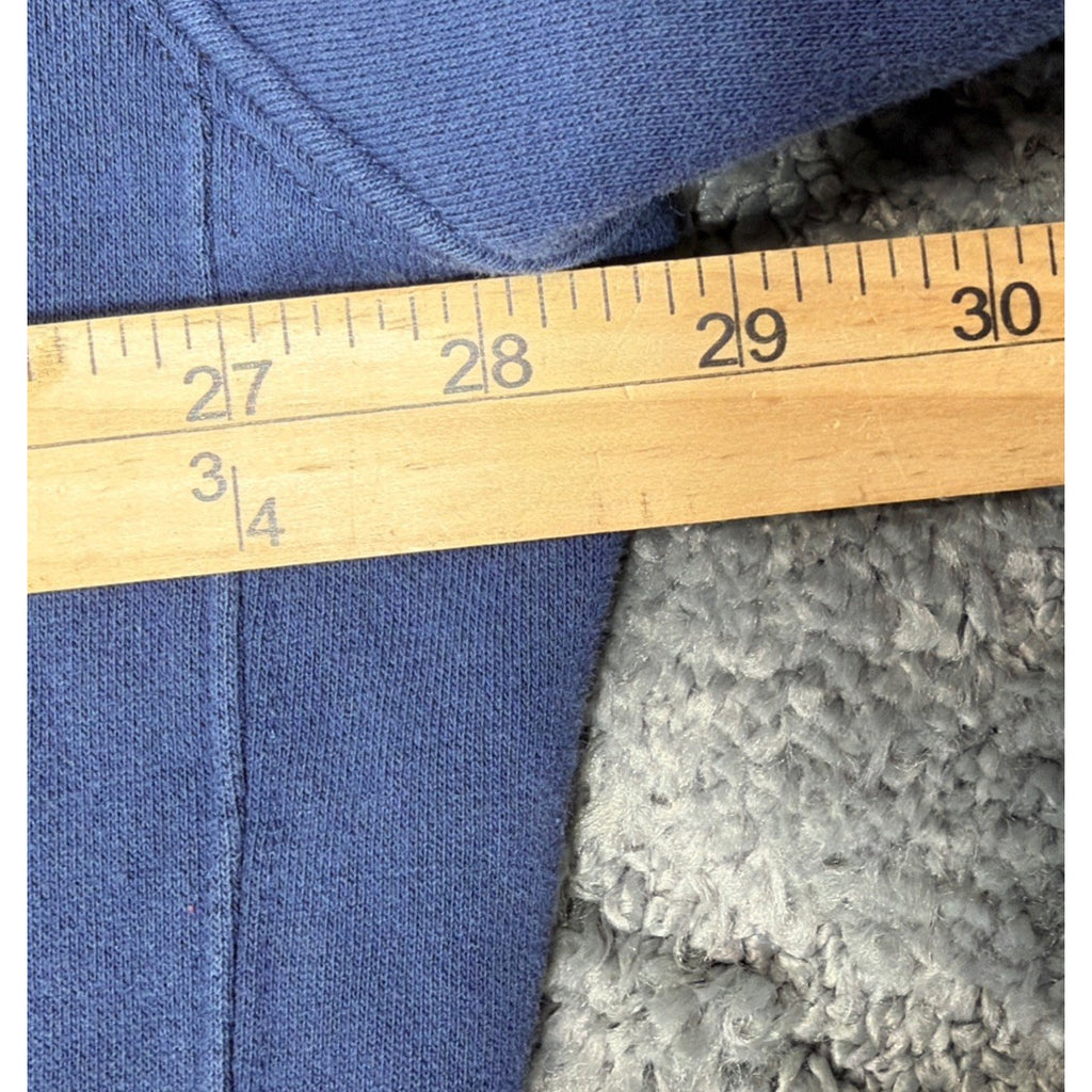 Nike Blue Vintage Y2K Black Tag Embroidered Chest Swoosh Blue Crewneck XXL