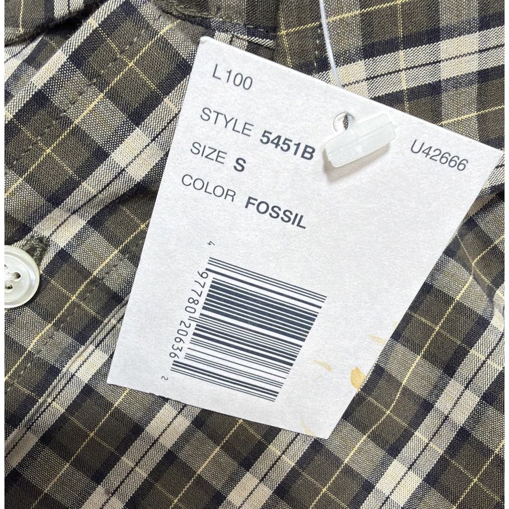 Field Gear Button Up Shirt Mens Small Green Camping Hiking Workwear Outdoor New