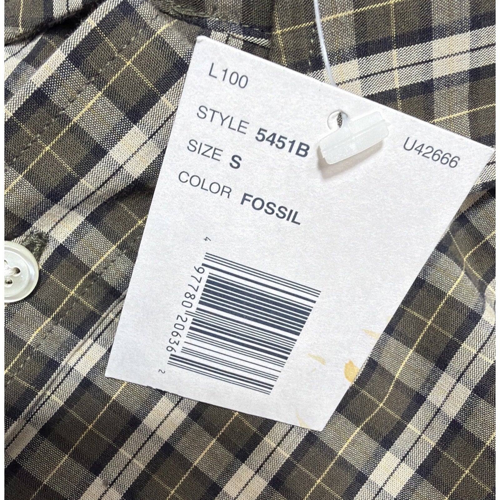 Field Gear Button Up Shirt Mens Small Green Camping Hiking Workwear Outdoor New