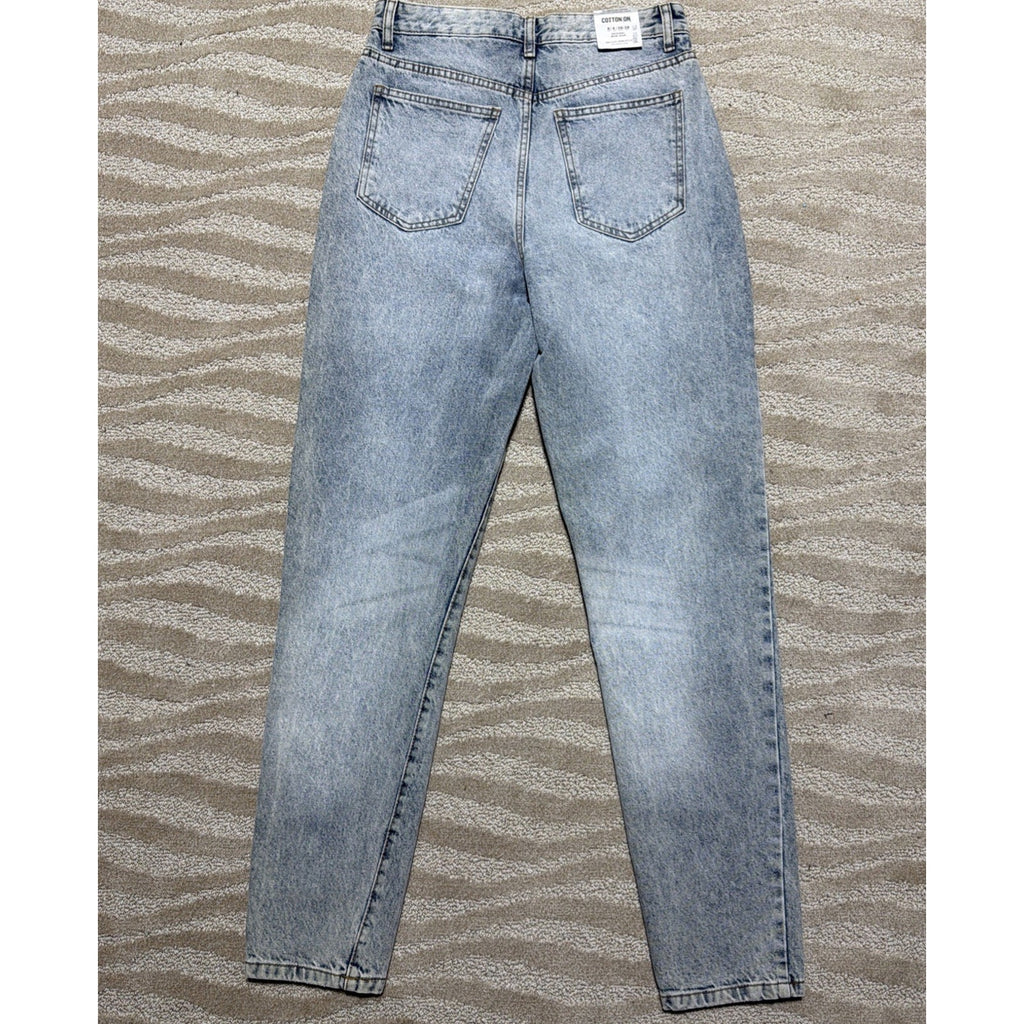 Cotton On Original Mom Jeans Womens Size 4 29x31 Cotton Denim High Waisted NWT