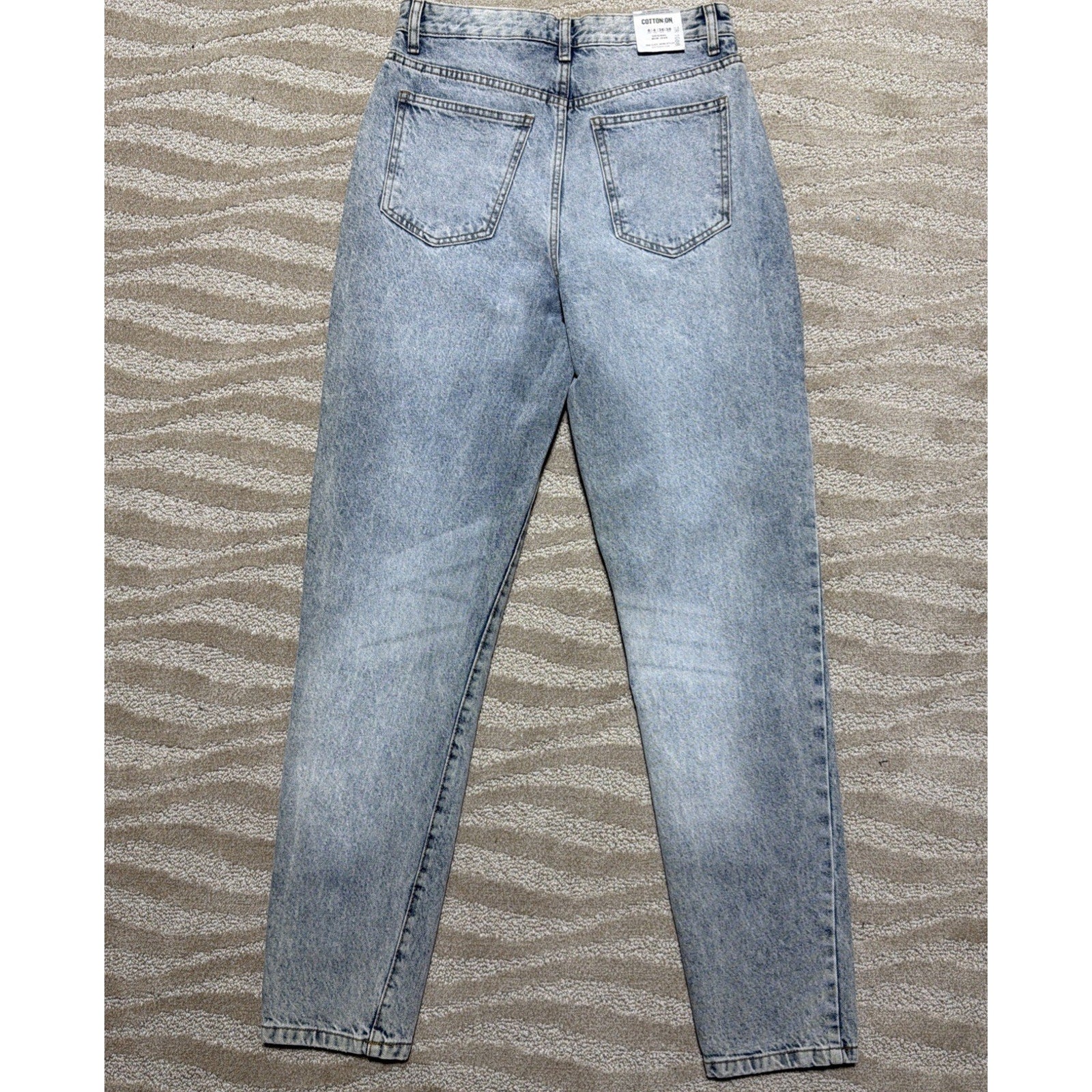 Cotton On Original Mom Jeans Womens Size 4 29x31 Cotton Denim High Waisted NWT