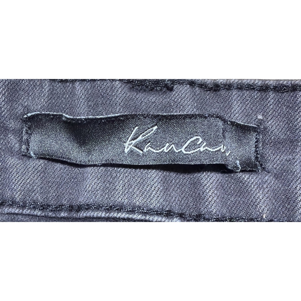 KanCan LA Mid Rise Skinny Distressed Jeans Women's Size 11/29 Black Cut 4374