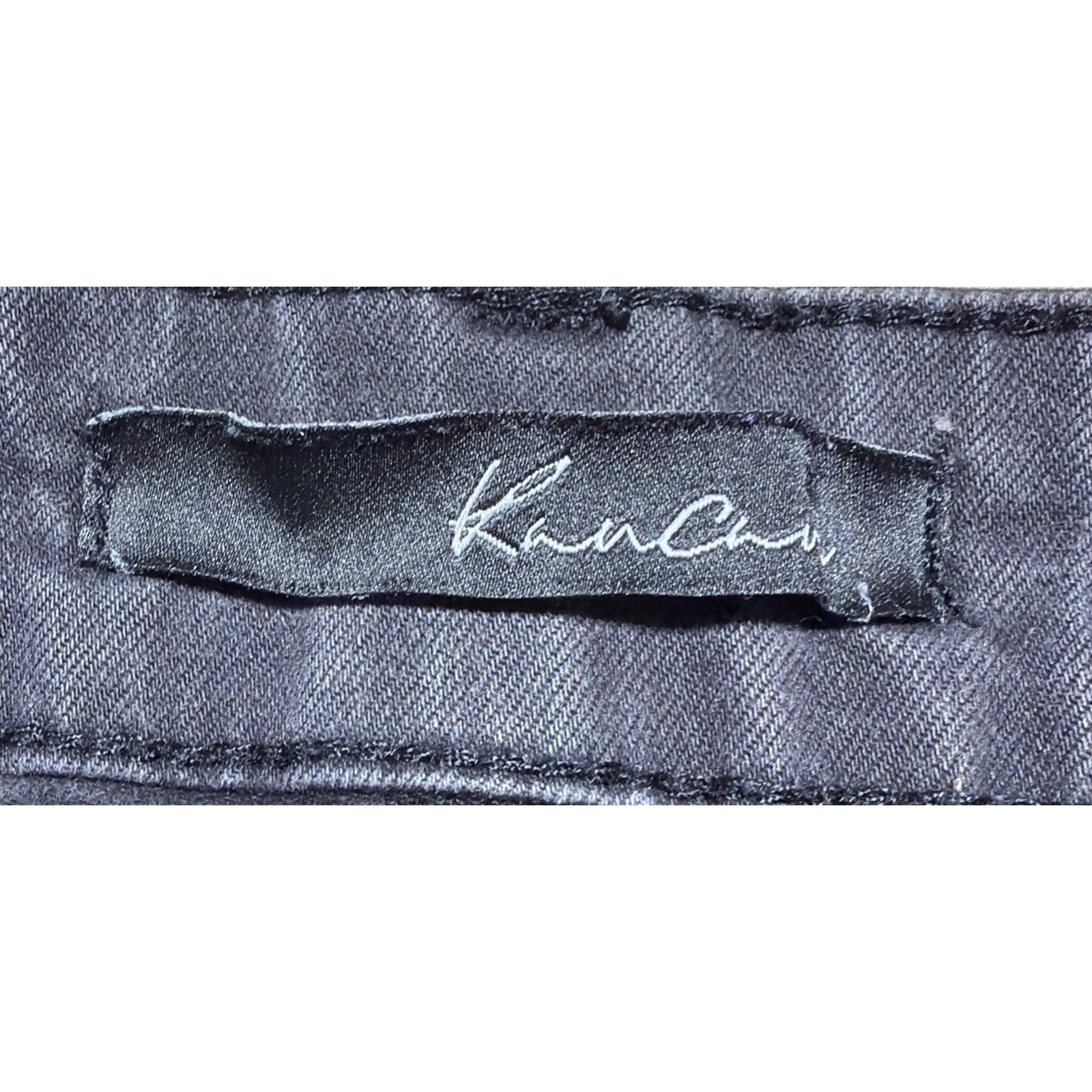 KanCan LA Mid Rise Skinny Distressed Jeans Women's Size 11/29 Black Cut 4374