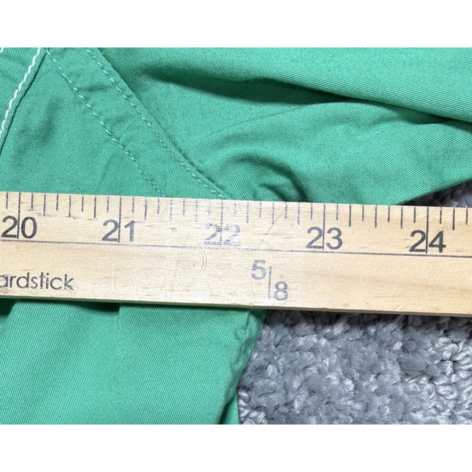 Oleg Cassini Sport Vintage Green Snap-Button Jacket Women's Size Large