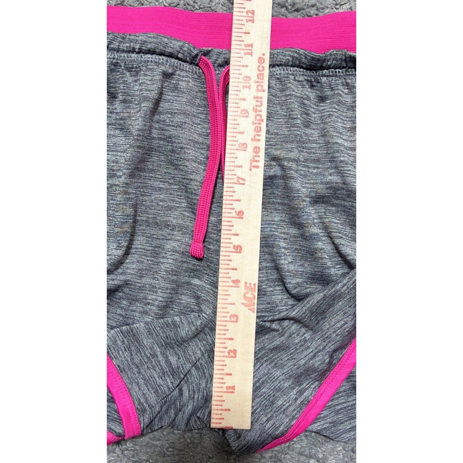 Women's Pink Sheer Pro Player Moisture Wicking Athletic Fitness Shorts SZ Large