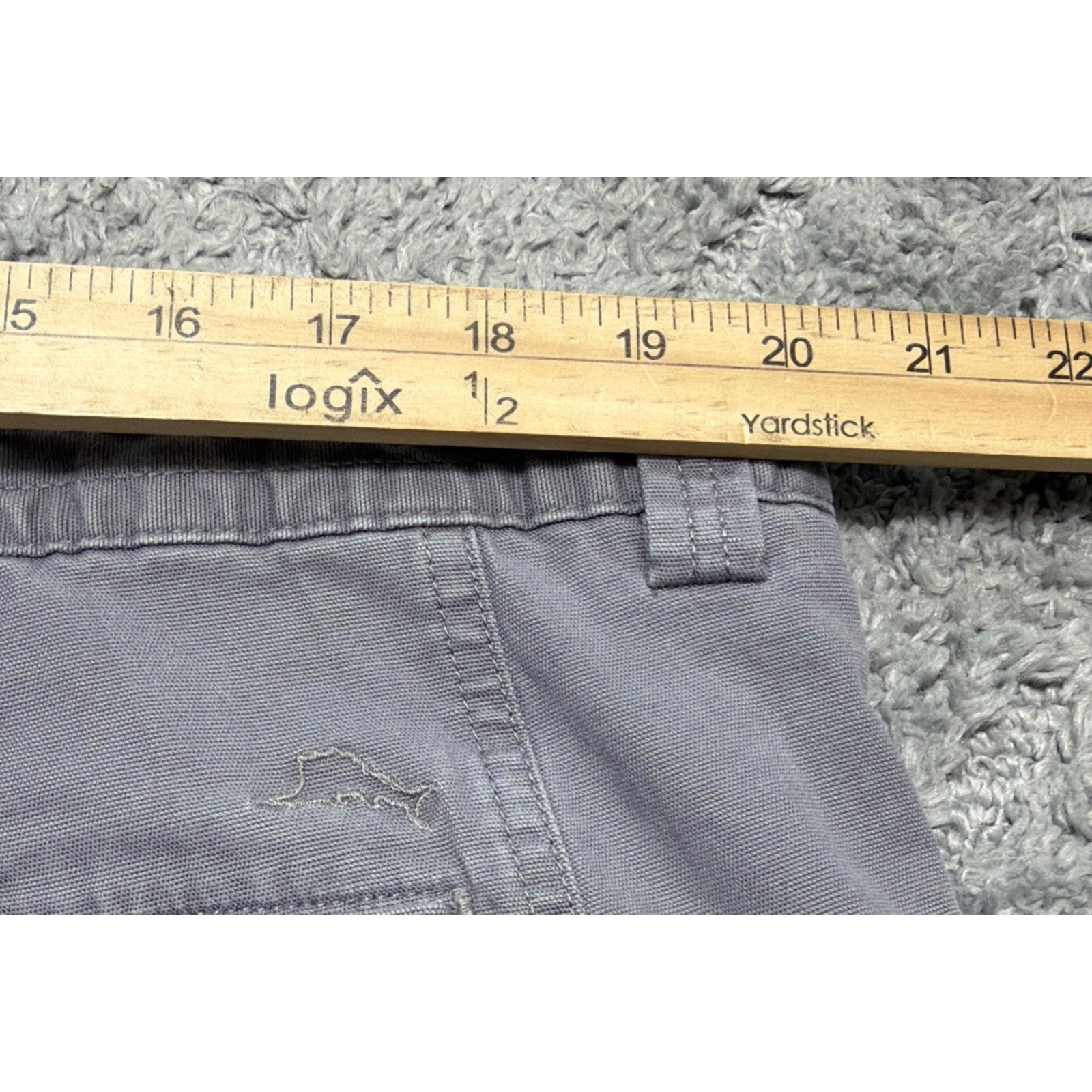 Tommy Bahama TR808 Mens Key Grip Cargo Shorts Gray Sz 40