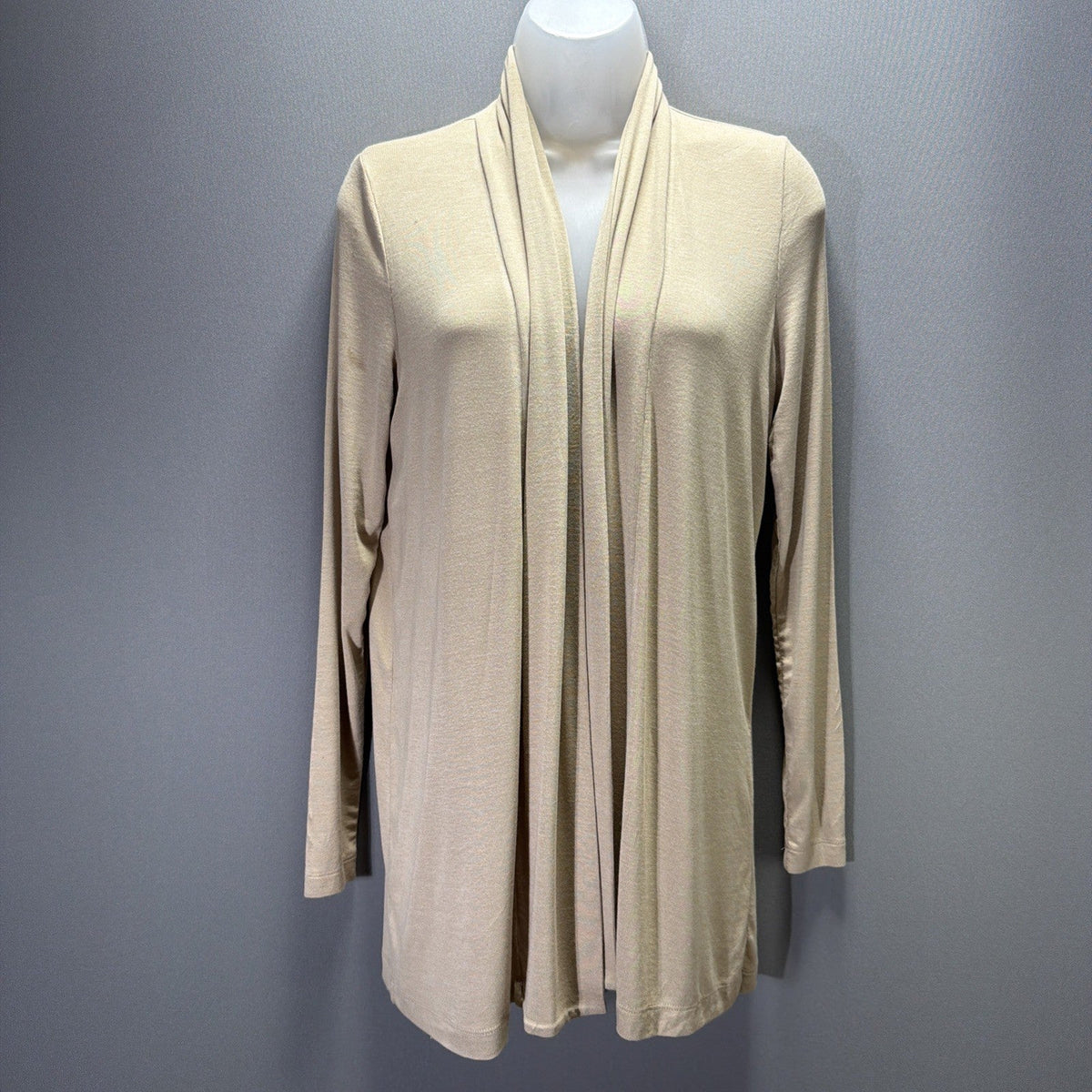 Loft Tan Nude Open Cardigan Women’s Size XXS Modal So Soft Stretch