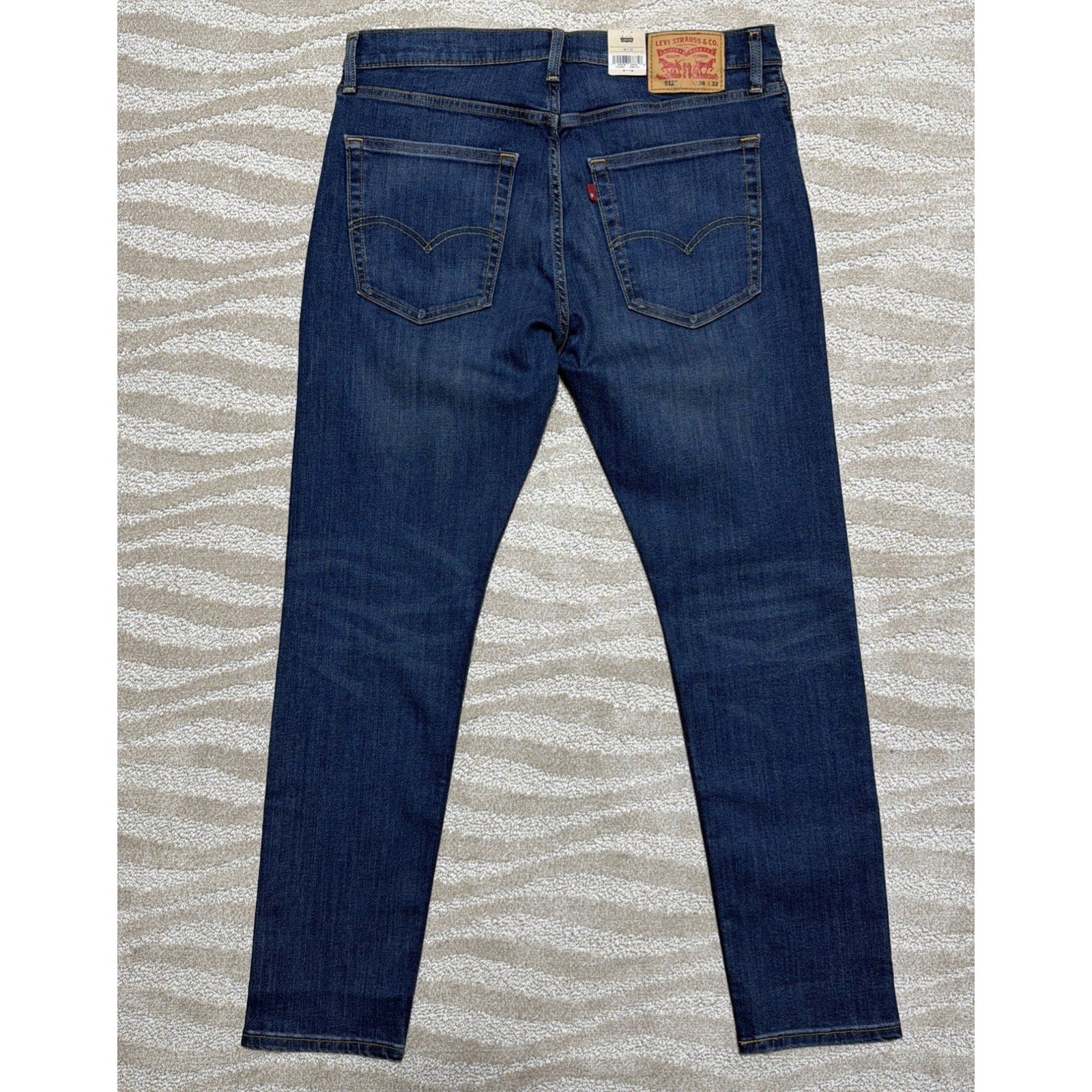 Levi’s 512 Slim Taper Stretch Denim Jeans Men’s Size 36x32 NWT