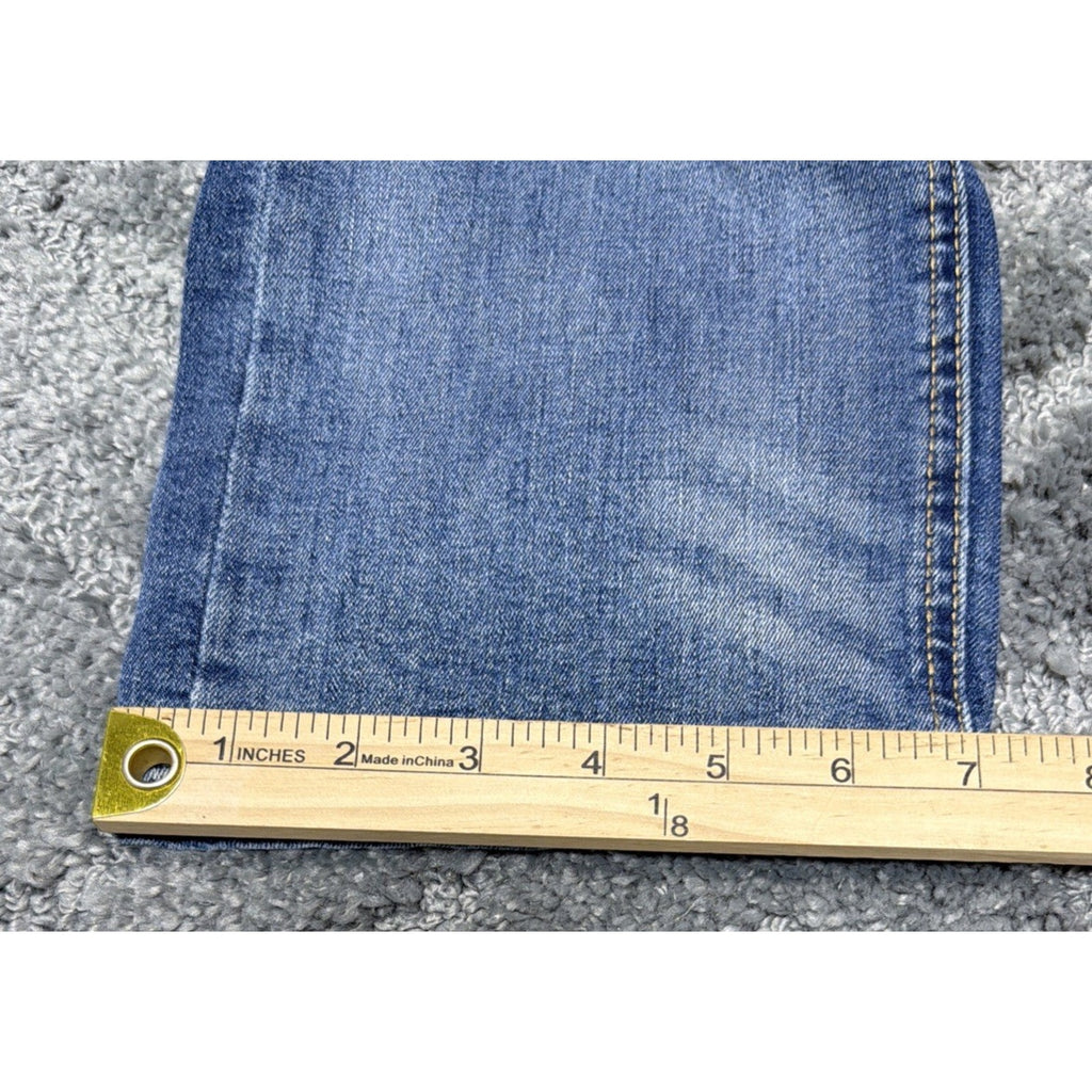 Denim Jeans Sun + Stone Mens Athletic Skinny Fit Distressed Blue 31x32