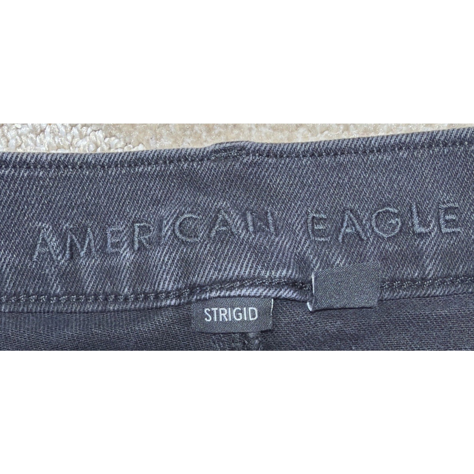 American Eagle Jeans Women 10 Short Denim Wide Leg Baggy Straight Curvy Stretch