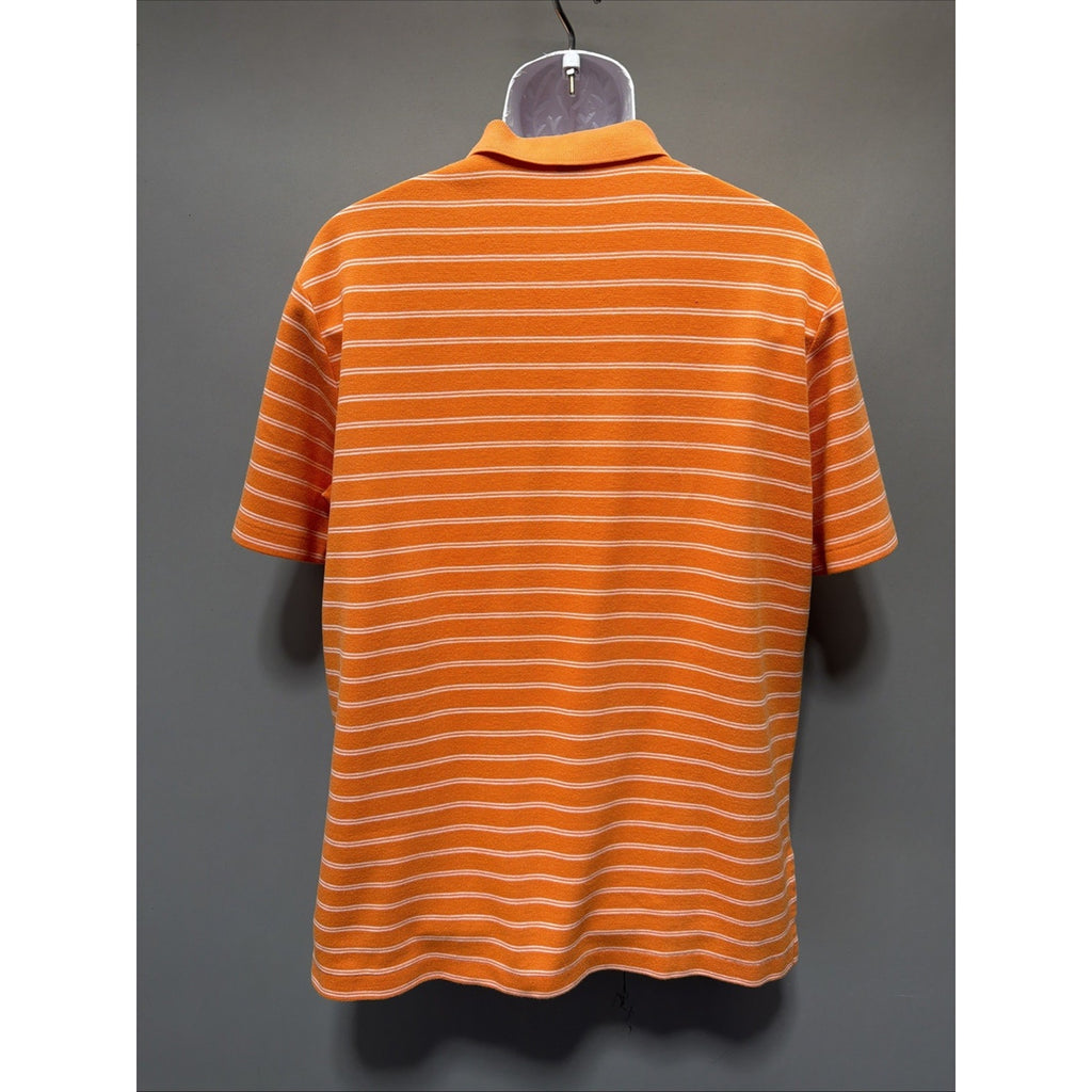 Polo Ralph Lauren Mens L Cotton Polo Shirt Orange Golf Preppy Casual