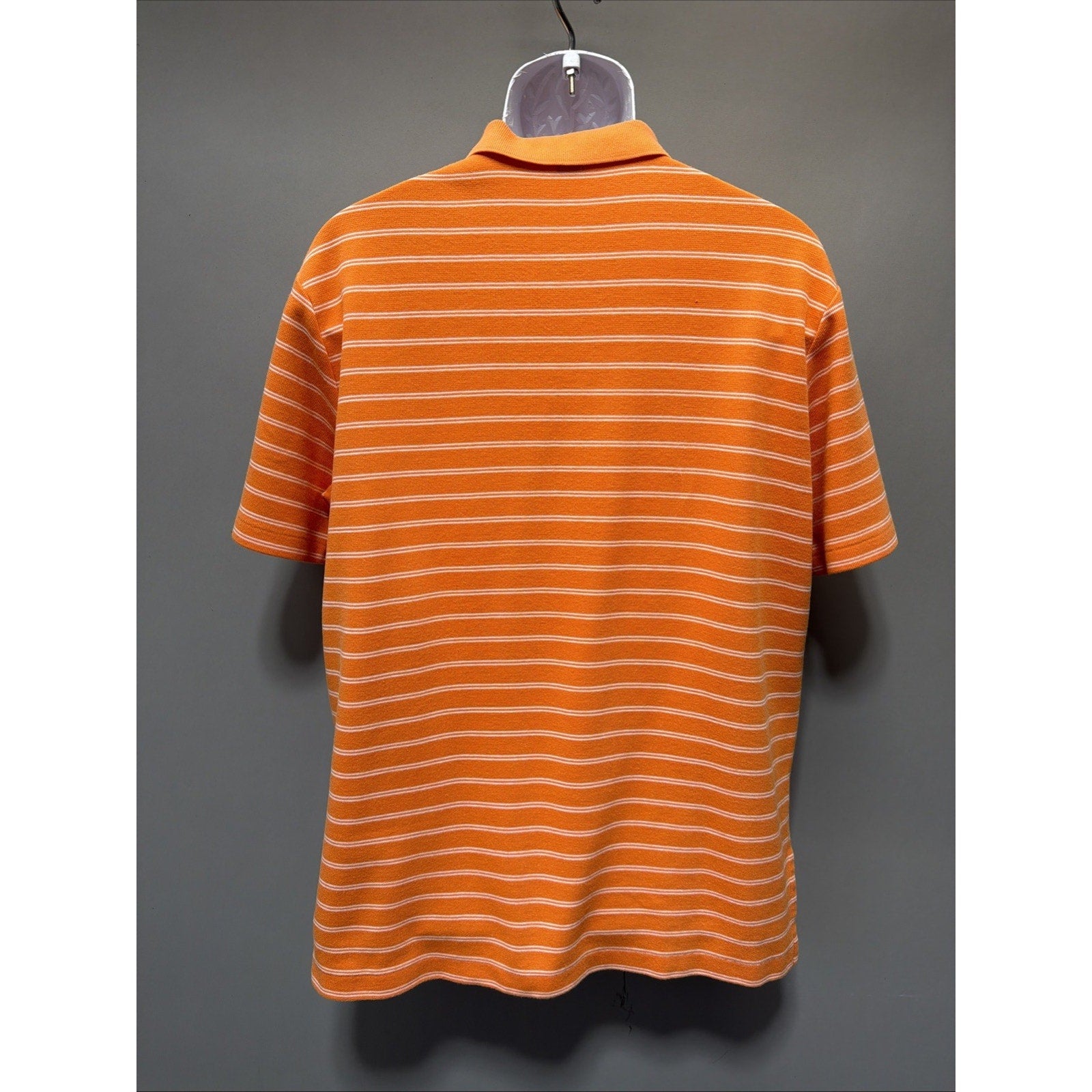 Polo Ralph Lauren Mens L Cotton Polo Shirt Orange Golf Preppy Casual
