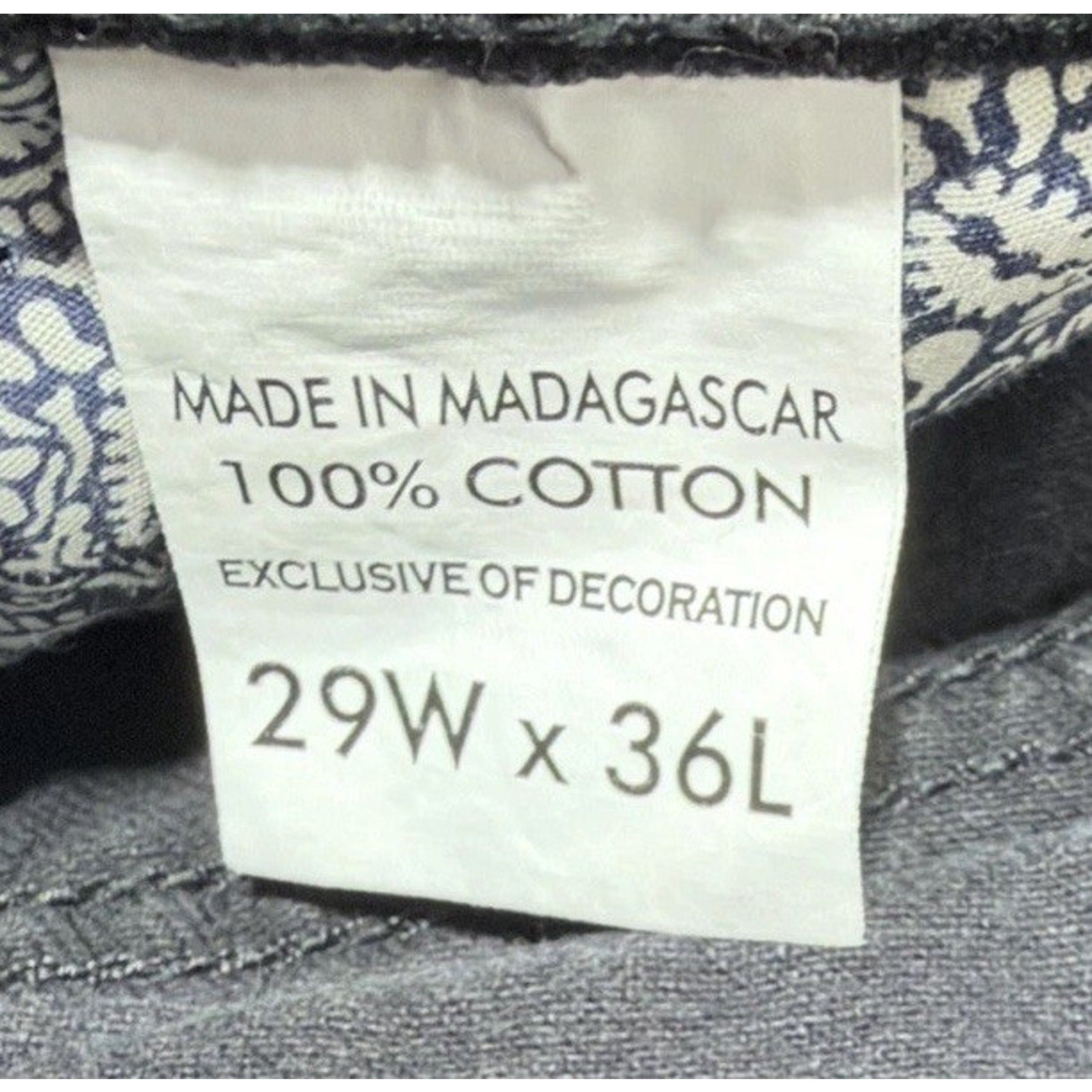 Cody James Straight Leg Jeans Men's Black Denim Western wear Cowboy Measur 30x34