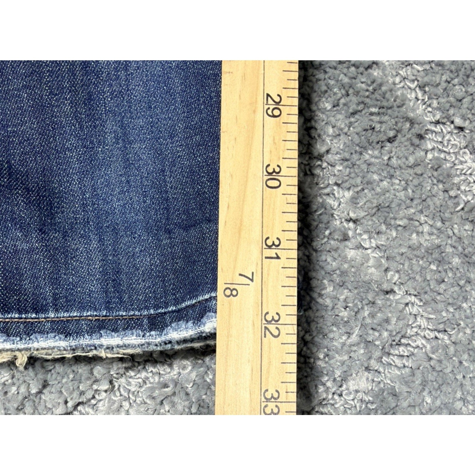 Citizens Of Humanity Evans Jeans Mens Relax Straight Blue 38x32 Hemmed