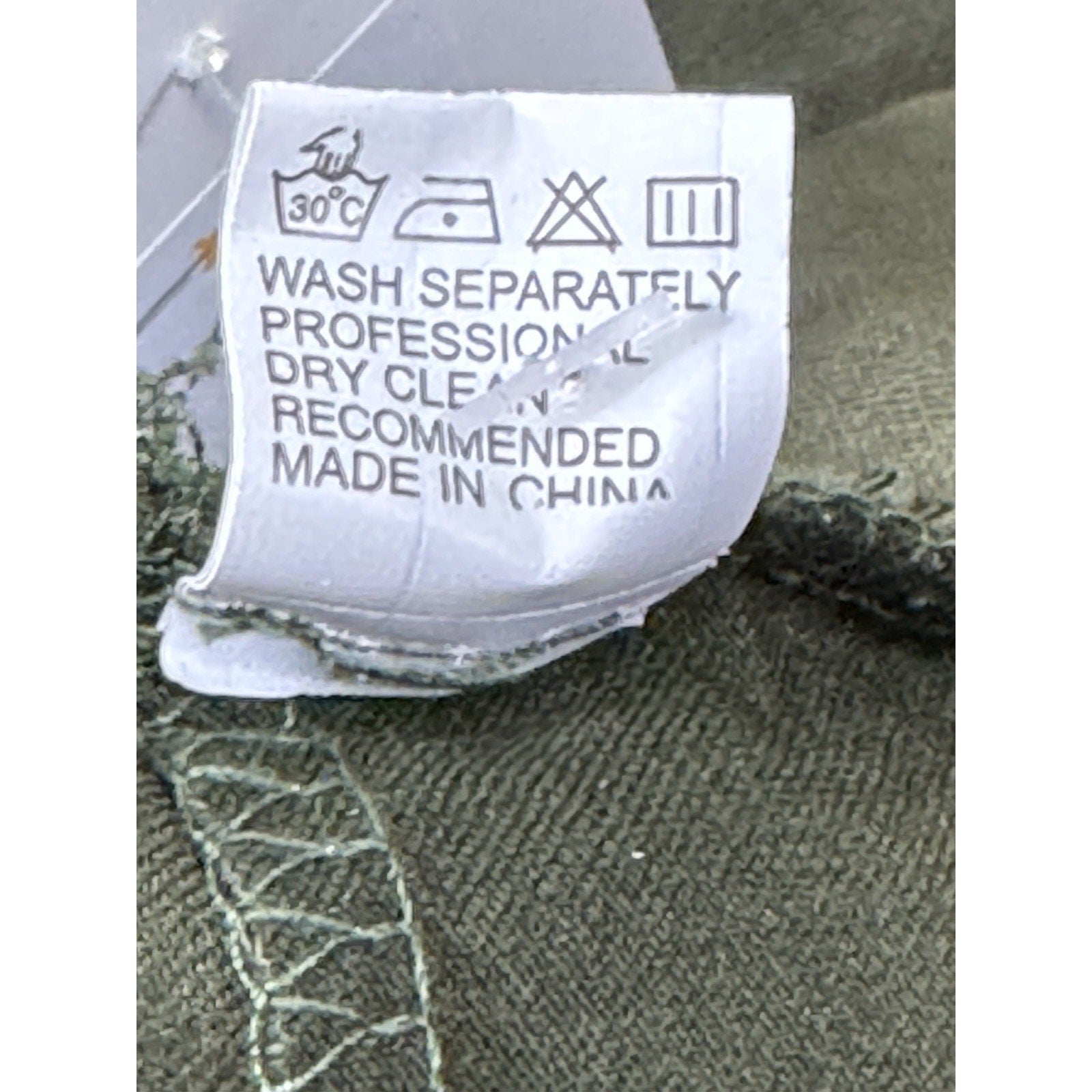 Fierce 605 Buckle Side Skinny Pull On Stretch Size Medium Long Army Green Boho