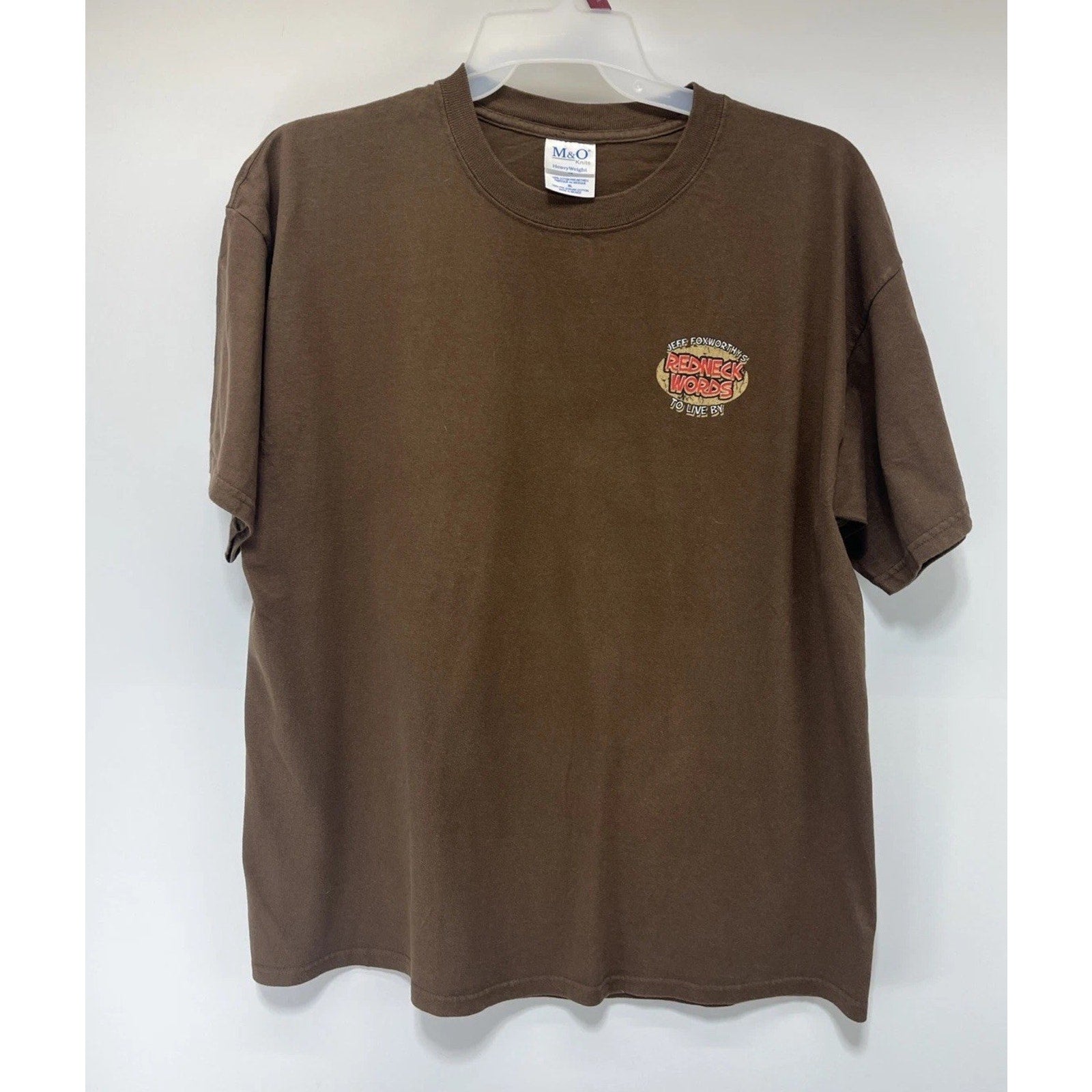 2002 JEFF FOXWORTHY'S REDNECK WORDS To Live By "JEET YET XL T-Shirt