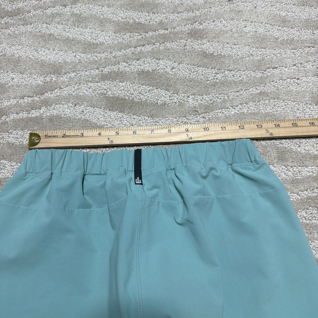 THE NORTH FACE Wasabi Aqua Green Exploration Arque Shorts Mens Small