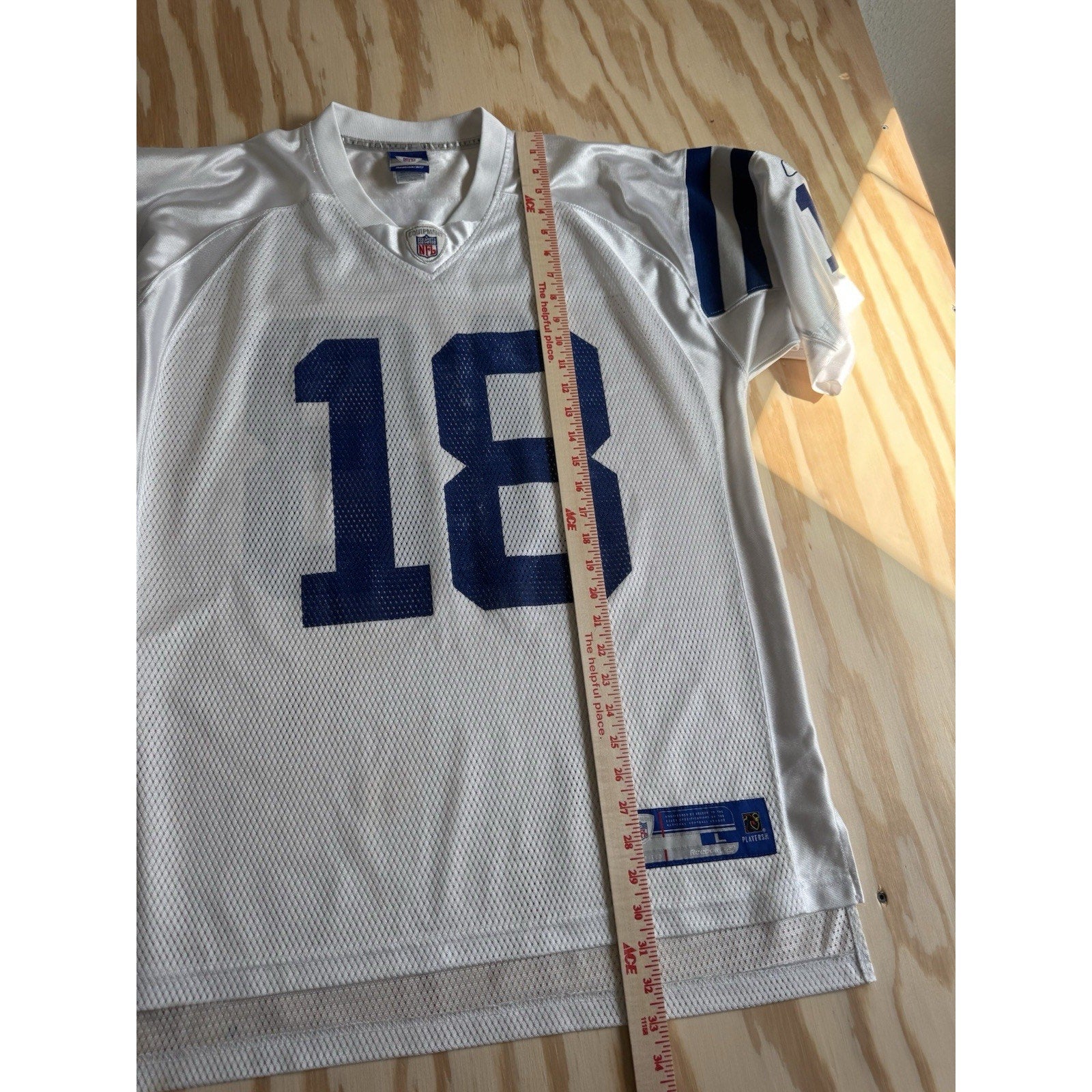 Vintage Peyton Manning Jersey NFL Indianapolis Colts Reebok On Field Men’s Sz XL