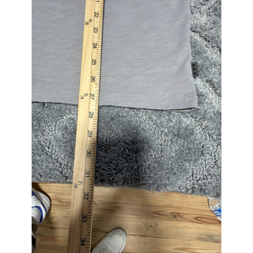 EUC XL Men's john Varvatos Miles Light Gray V Neck T-Shirt